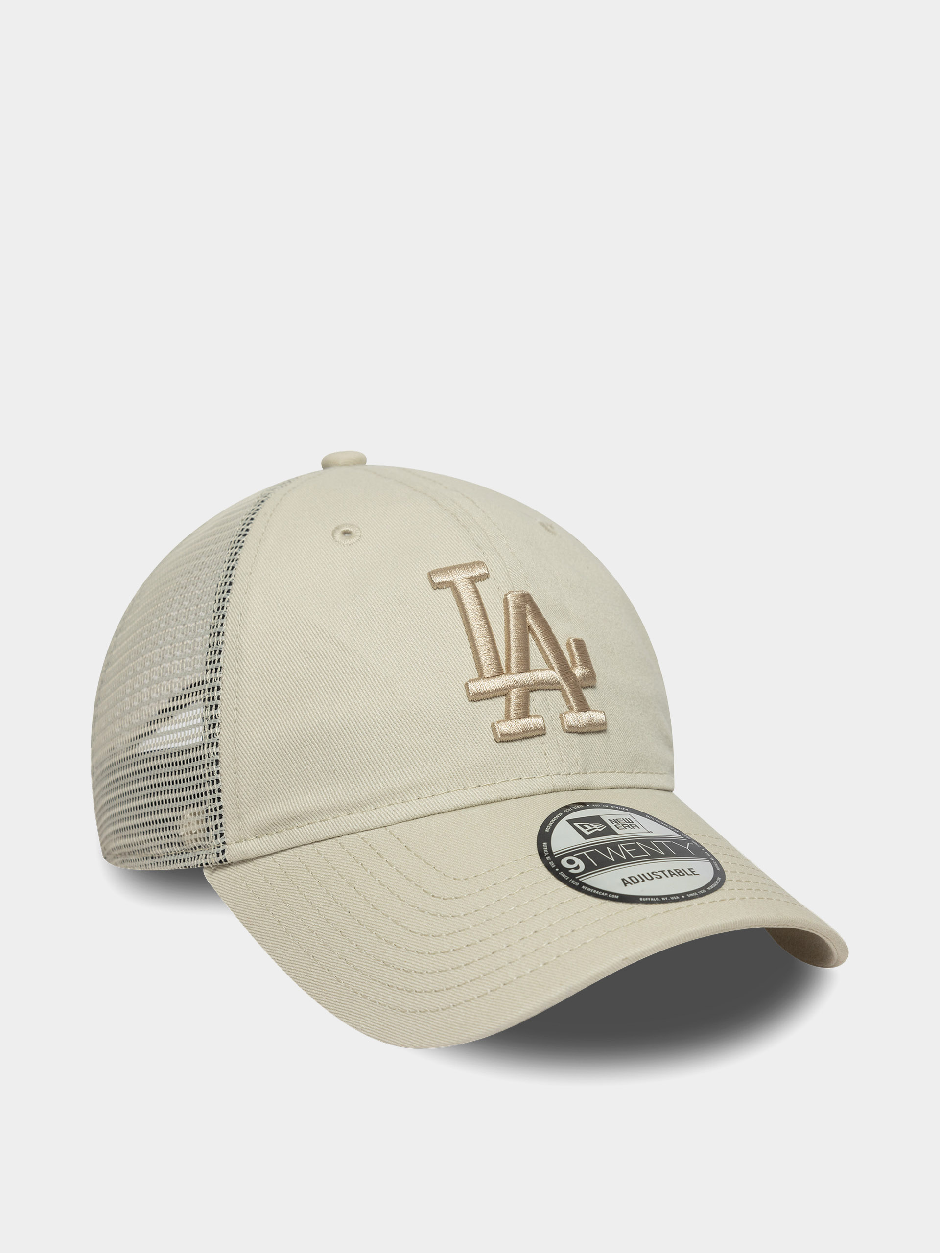 Baseball sapka New Era Washed 9Twenty Trucker Los Angeles Dodgers (stone)