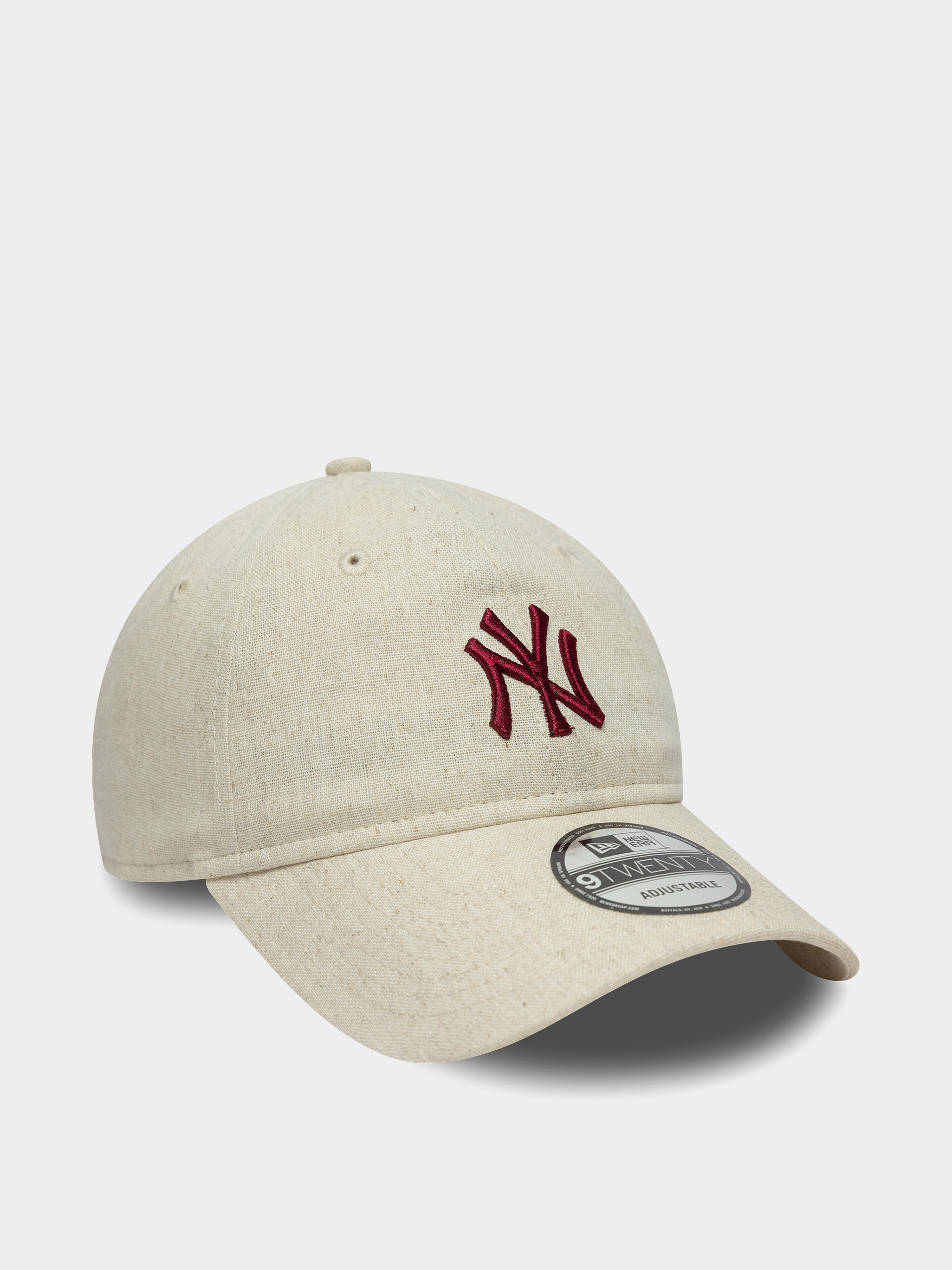 Baseball sapka New Era Linen 9Twenty New York Yankees (stone chalk)