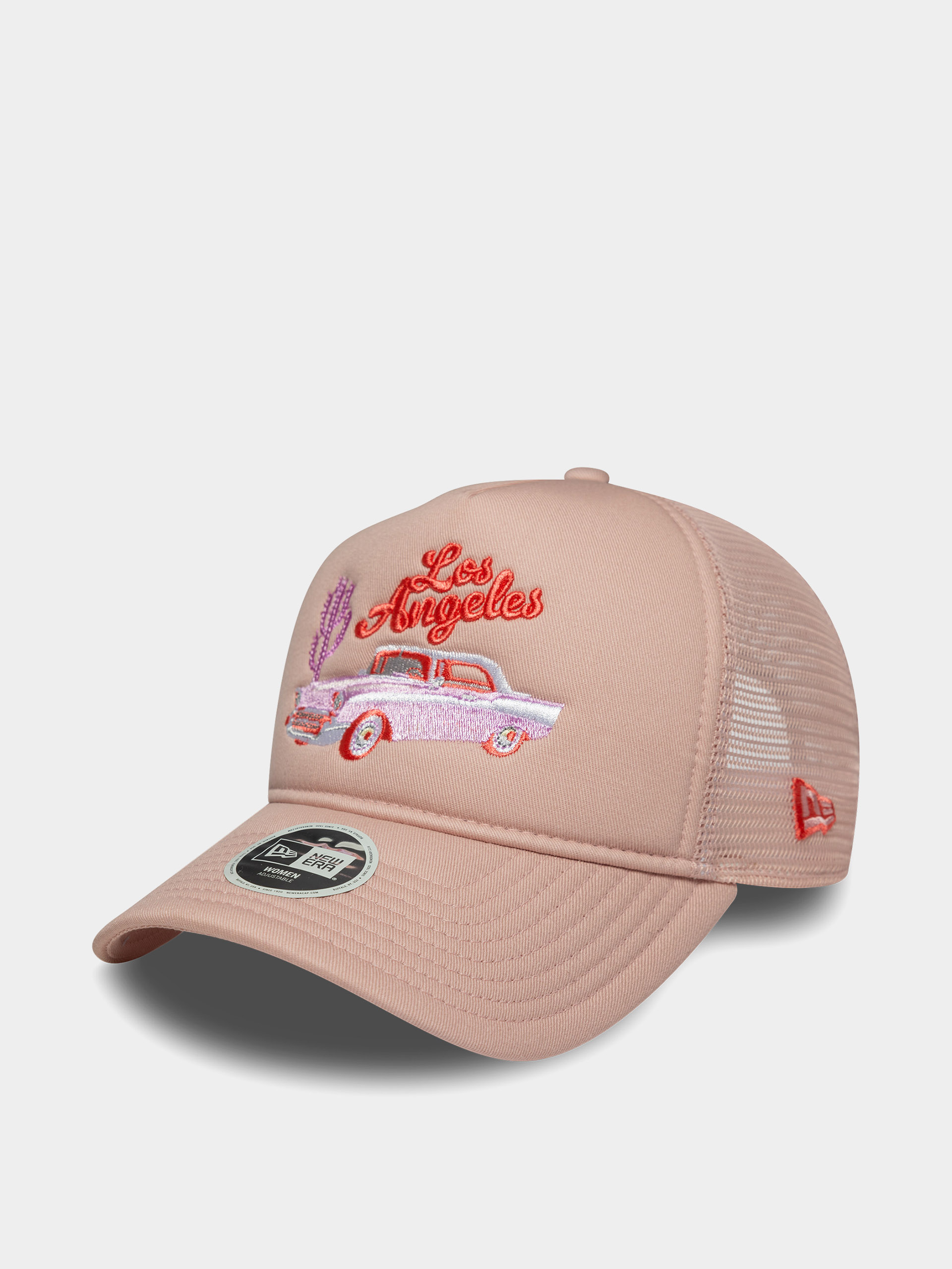 Baseball sapka New Era Western Trucker Wmn (pink rose)