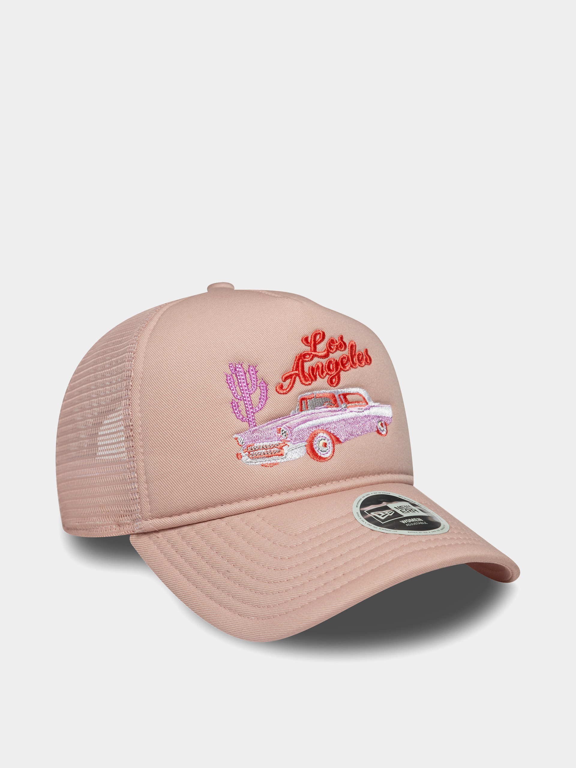 Baseball sapka New Era Western Trucker Wmn (pink rose)