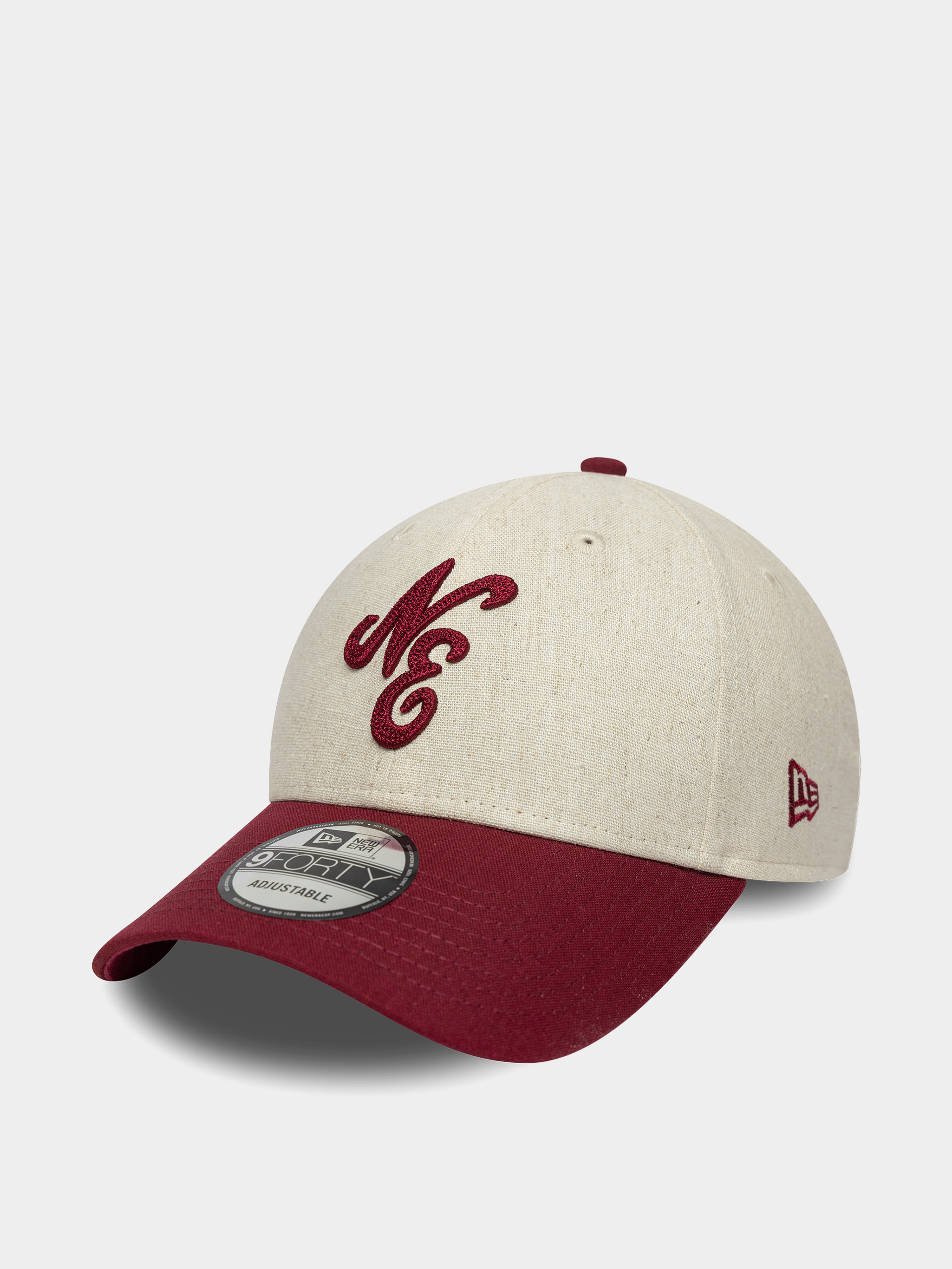 Baseball sapka New Era Linen 9Forty Ne (red/chalk)