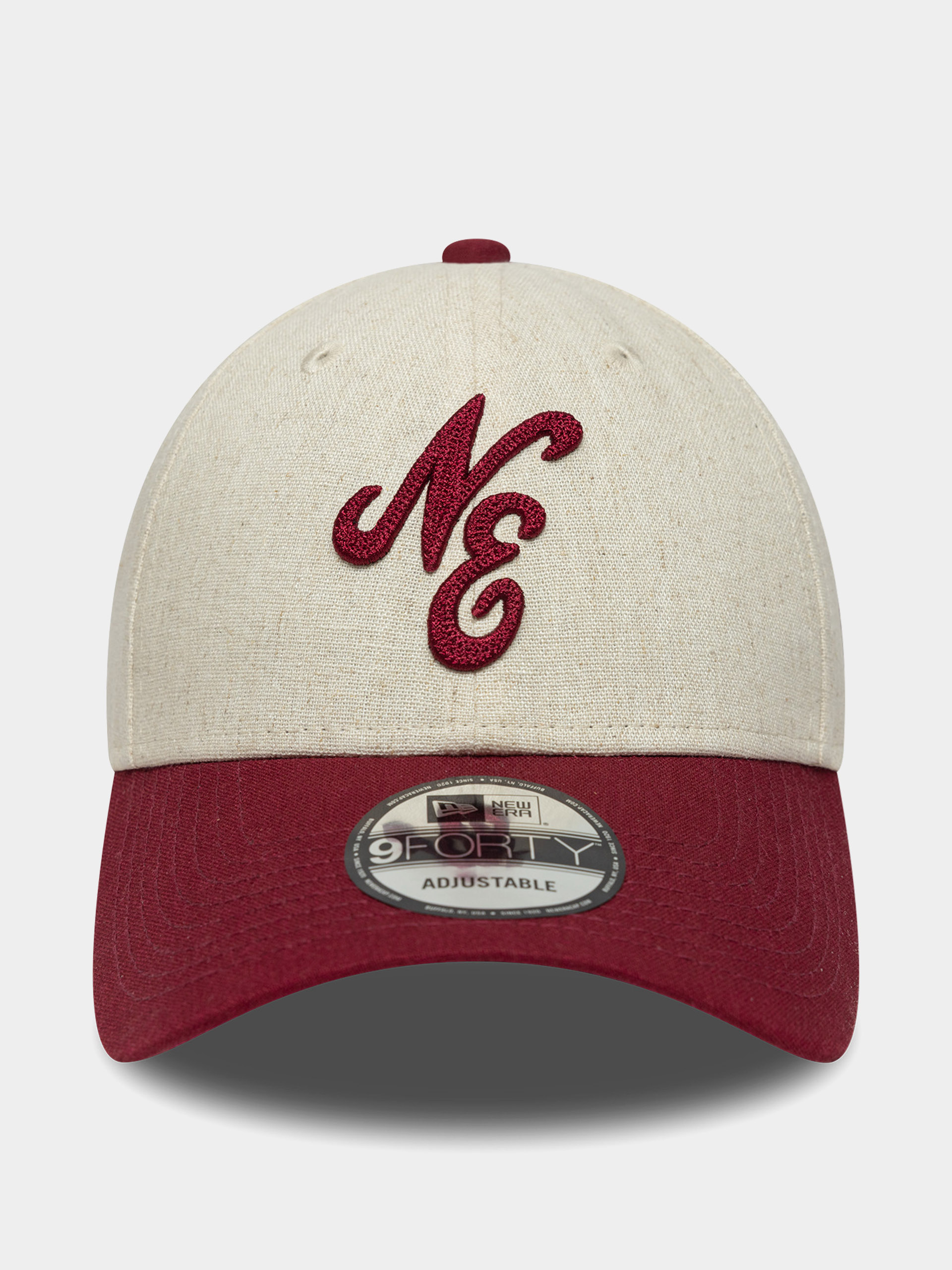 Baseball sapka New Era Linen 9Forty Ne (red/chalk)