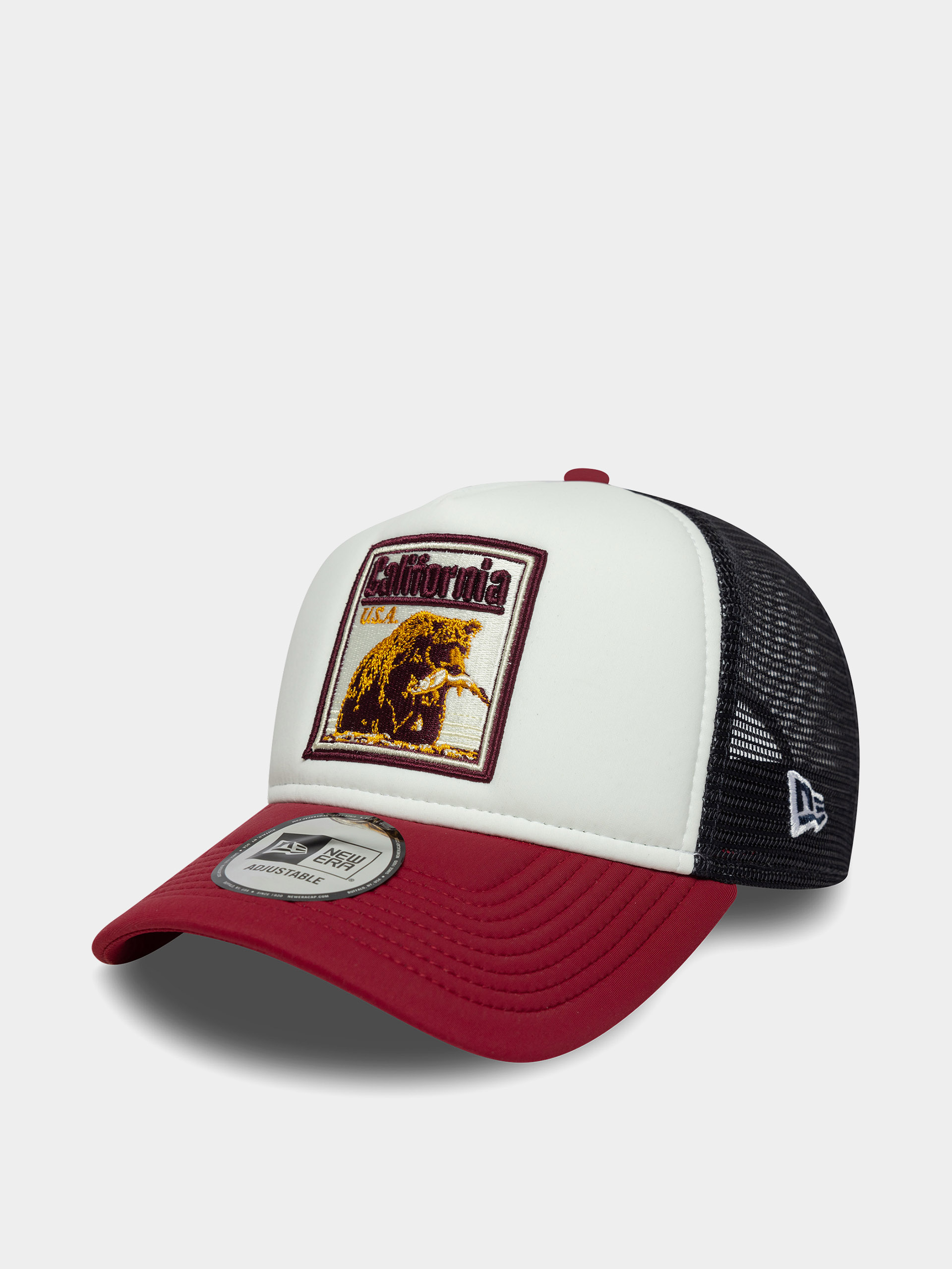 Baseball sapka New Era Graphic Patch Trucker (red/white/black)