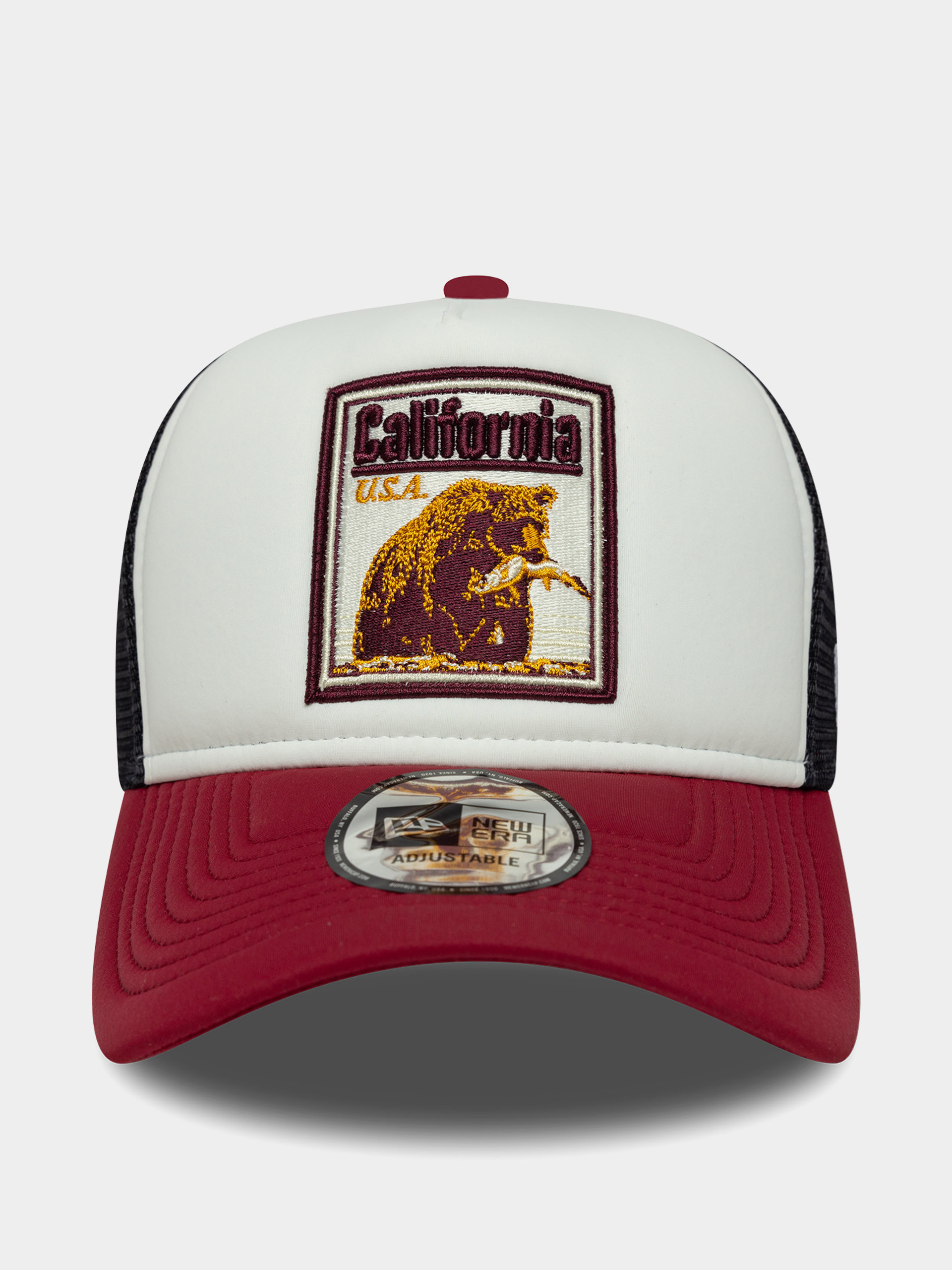 Baseball sapka New Era Graphic Patch Trucker (red/white/black)