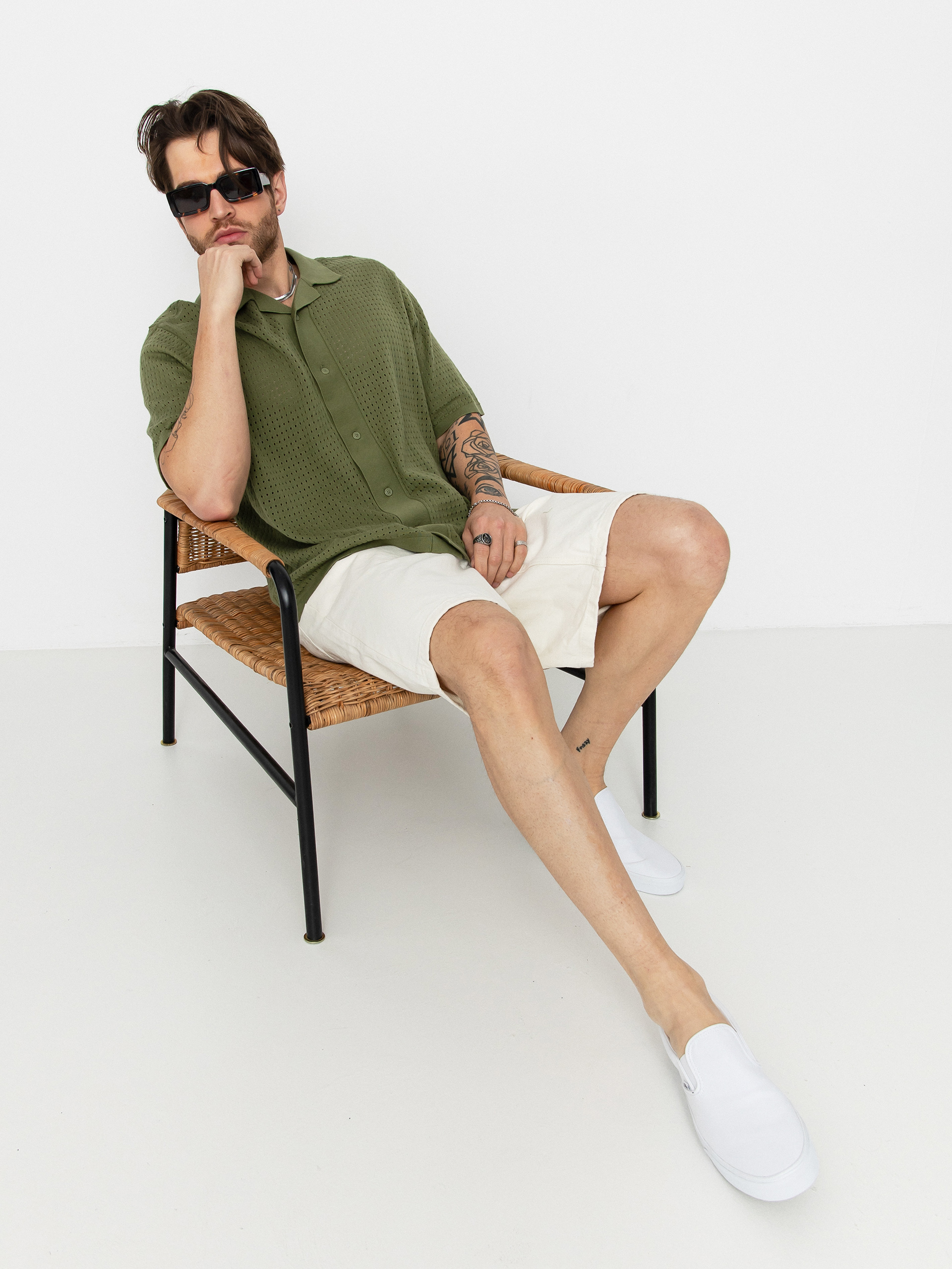 Vans Feldman Sweater Polo Ing (loden green)