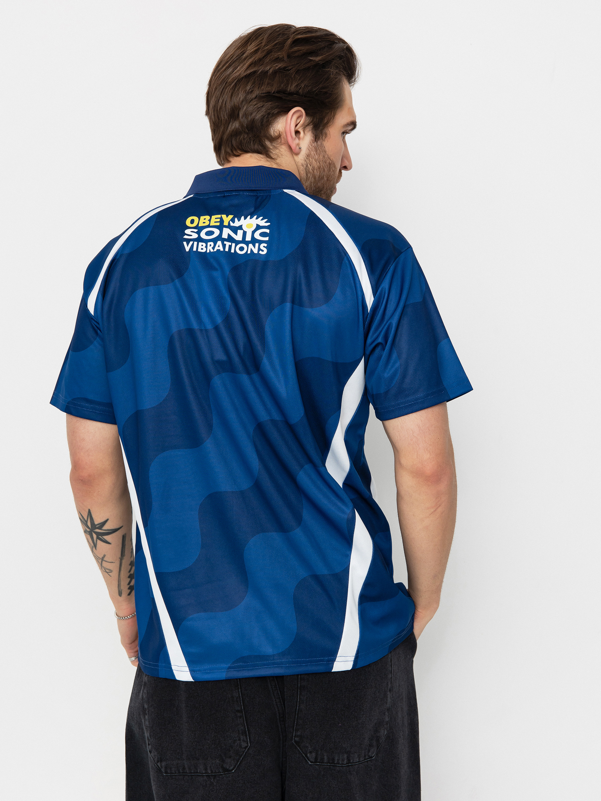 OBEY Soccer Jersey Póló (blue multi)