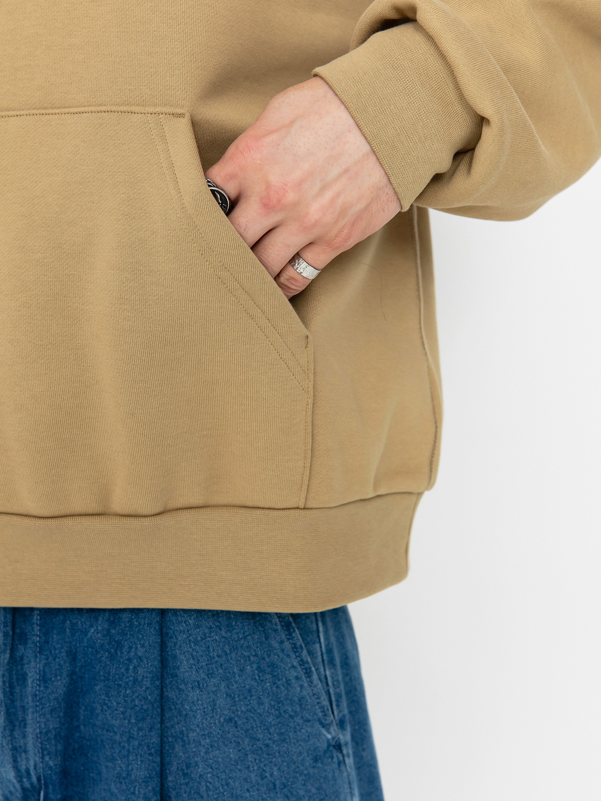 Nike SB Essential Logo HD Kapucnis pulóver (parachute beige/white)