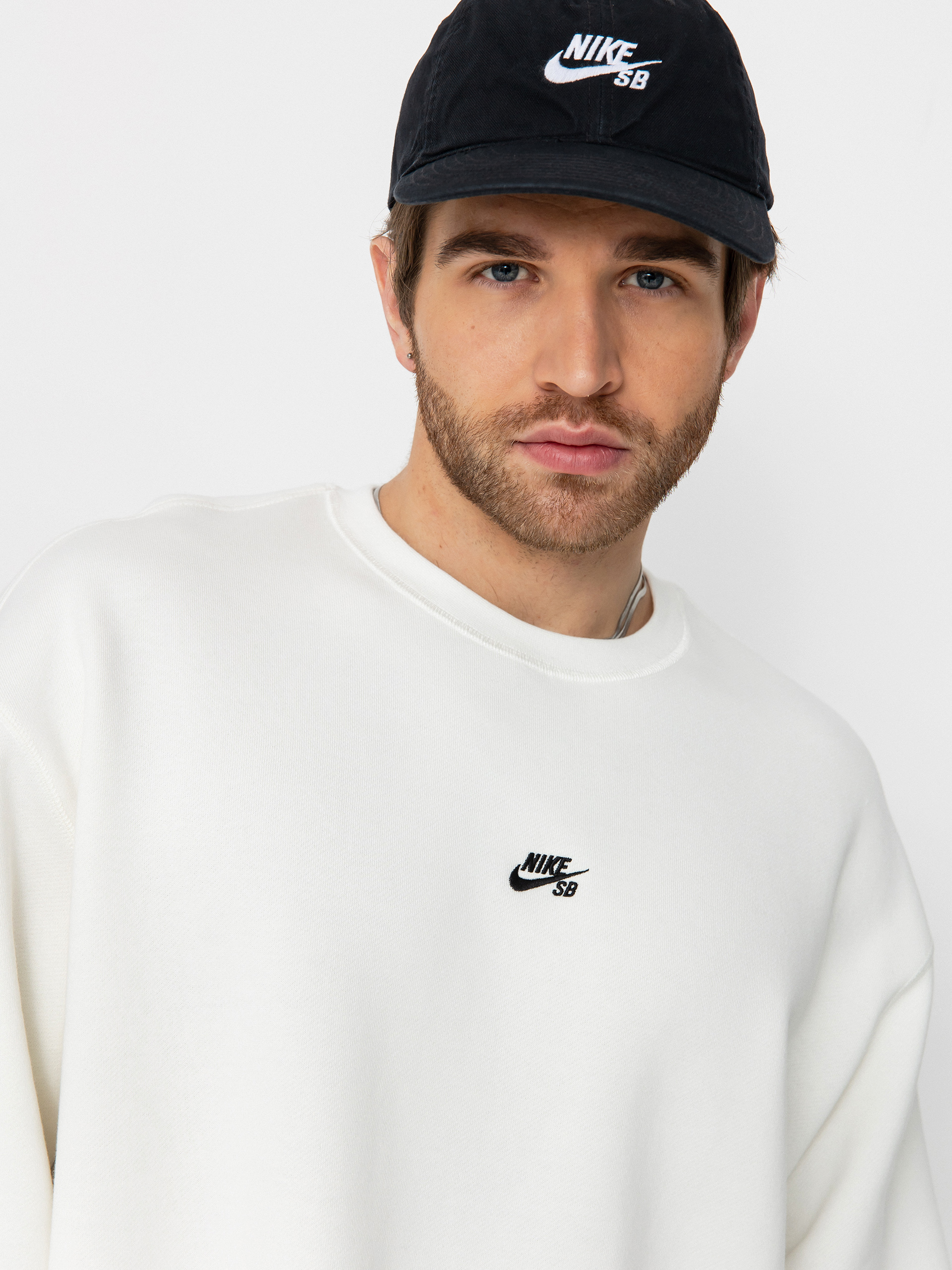 Nike SB Essential Logo Pulóver (sail/black)