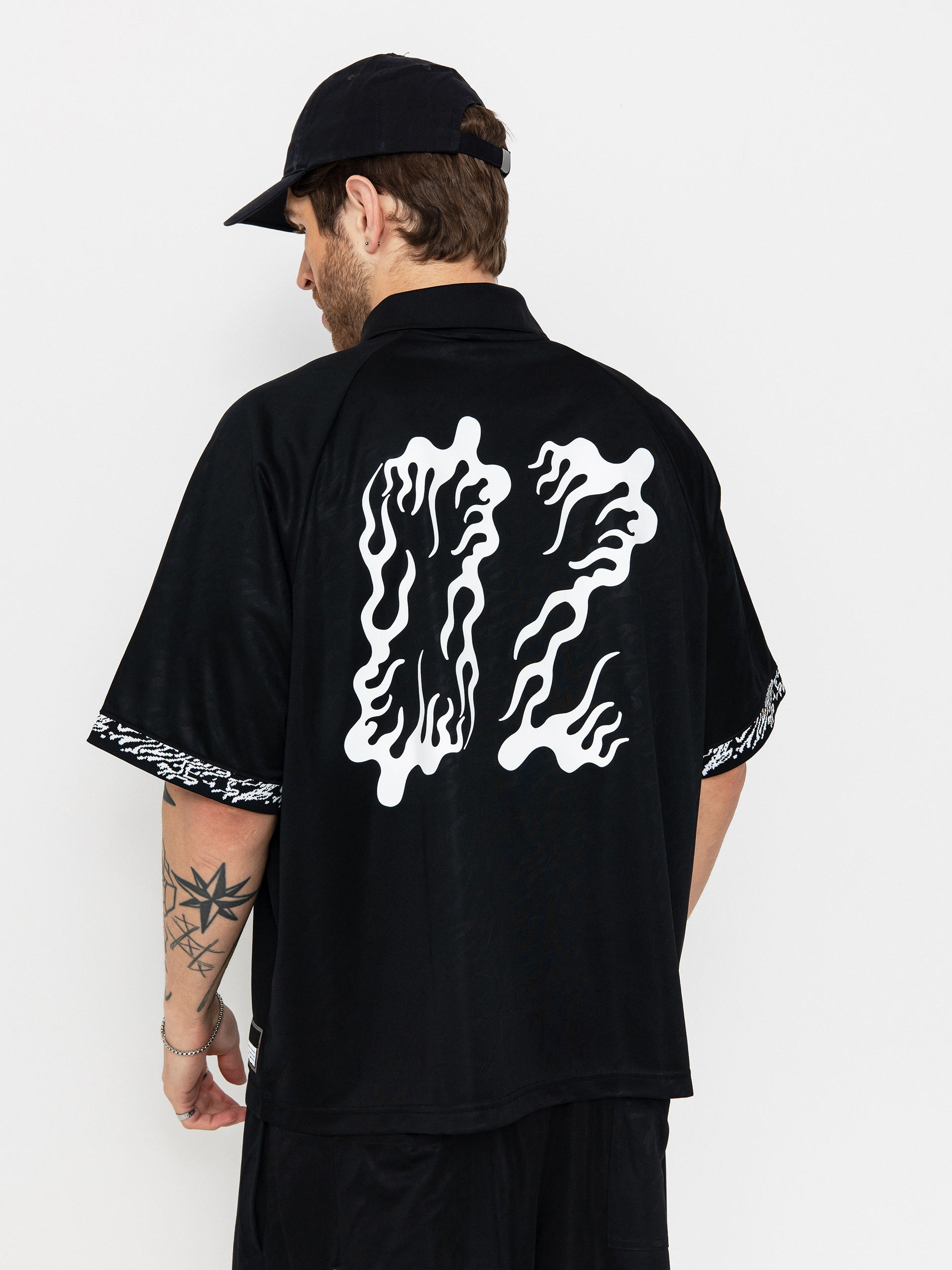 Póló Nike SB Dri Fit Jacquard (black/black/white)