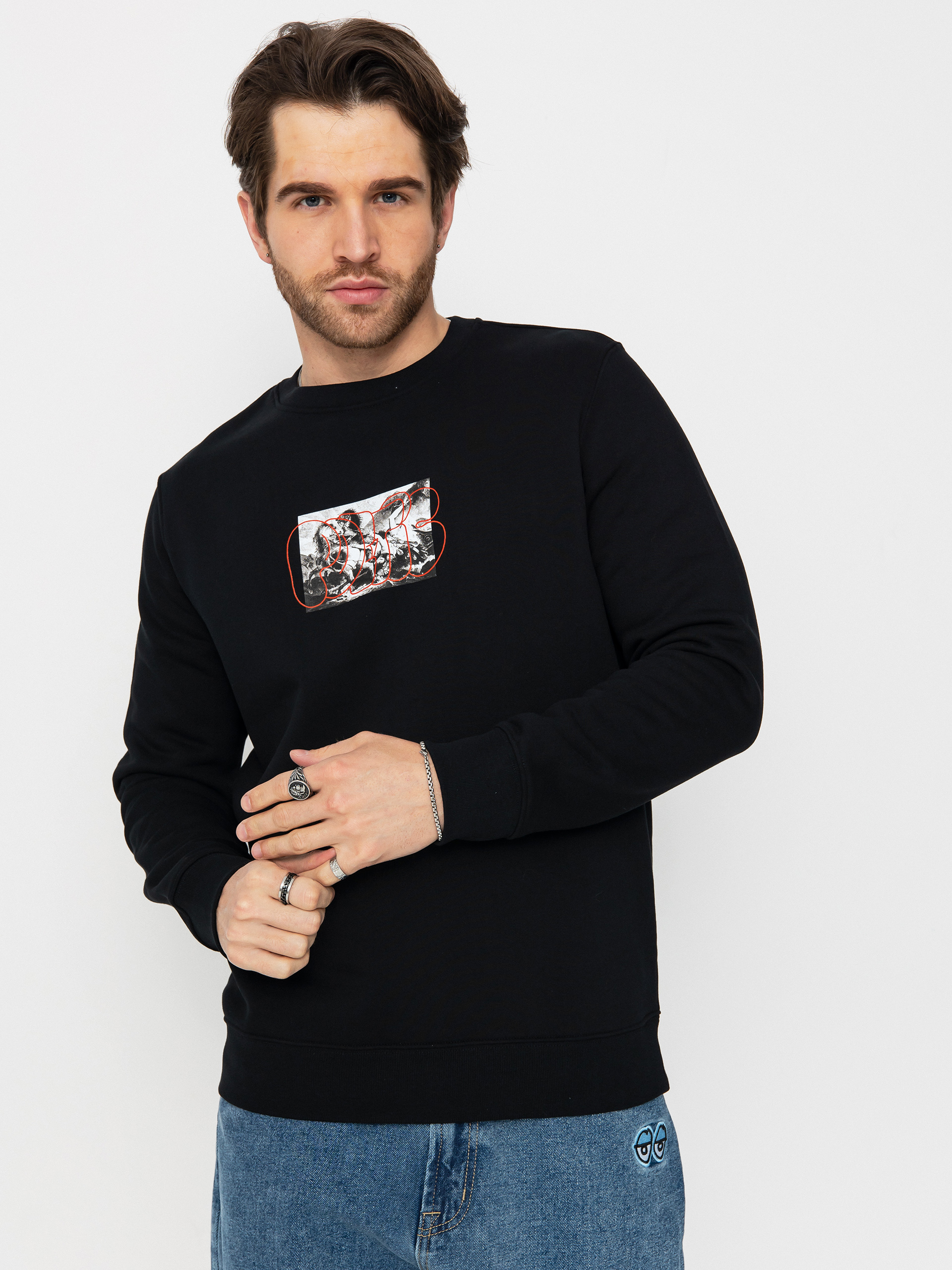 Pulóver Poetic Collective Horses (black)