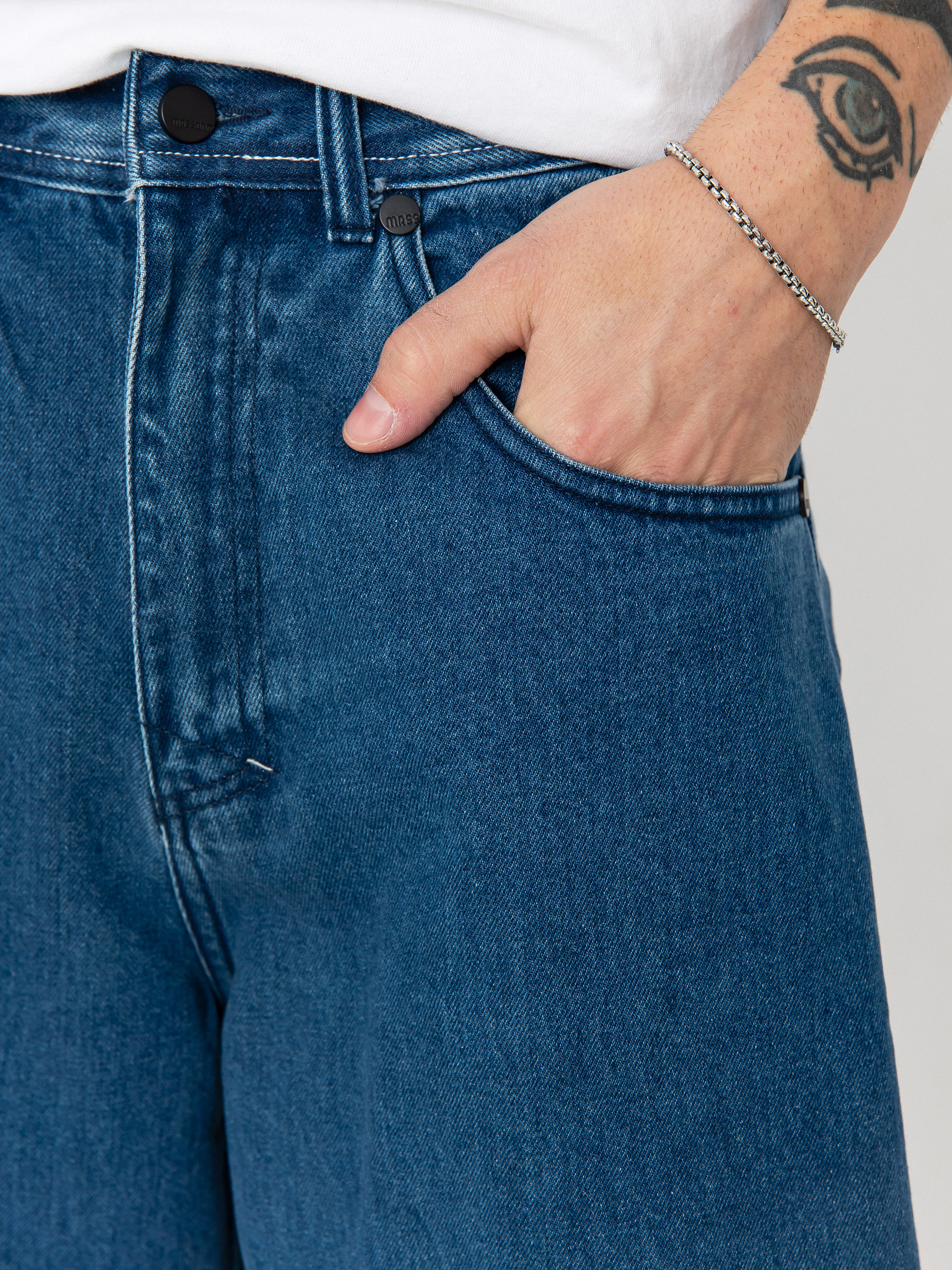 MassDnm Jeans Slang Rövidnadrág (blue)
