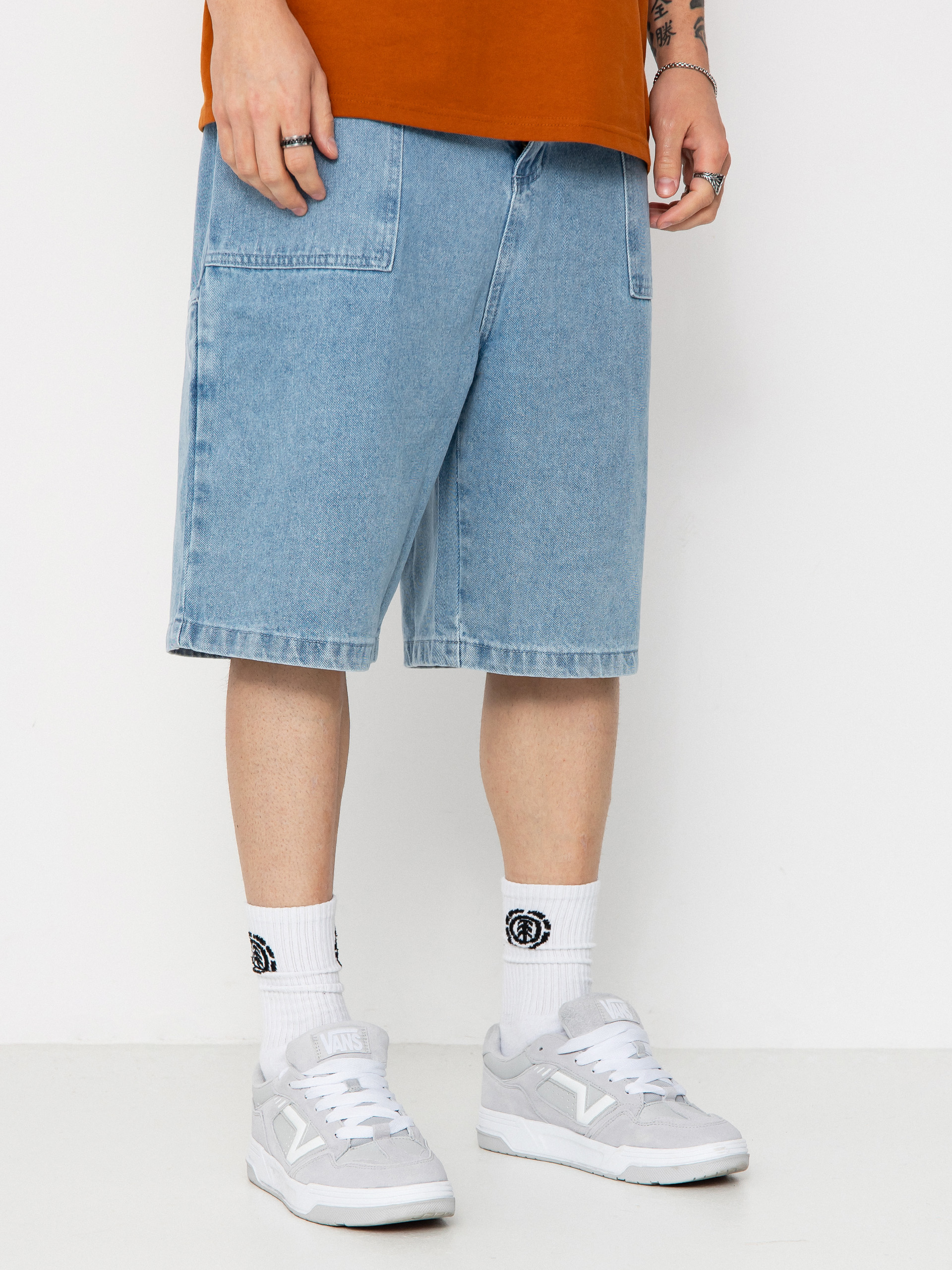 Poetic Collective Painter Rövidnadrág (light blue denim)