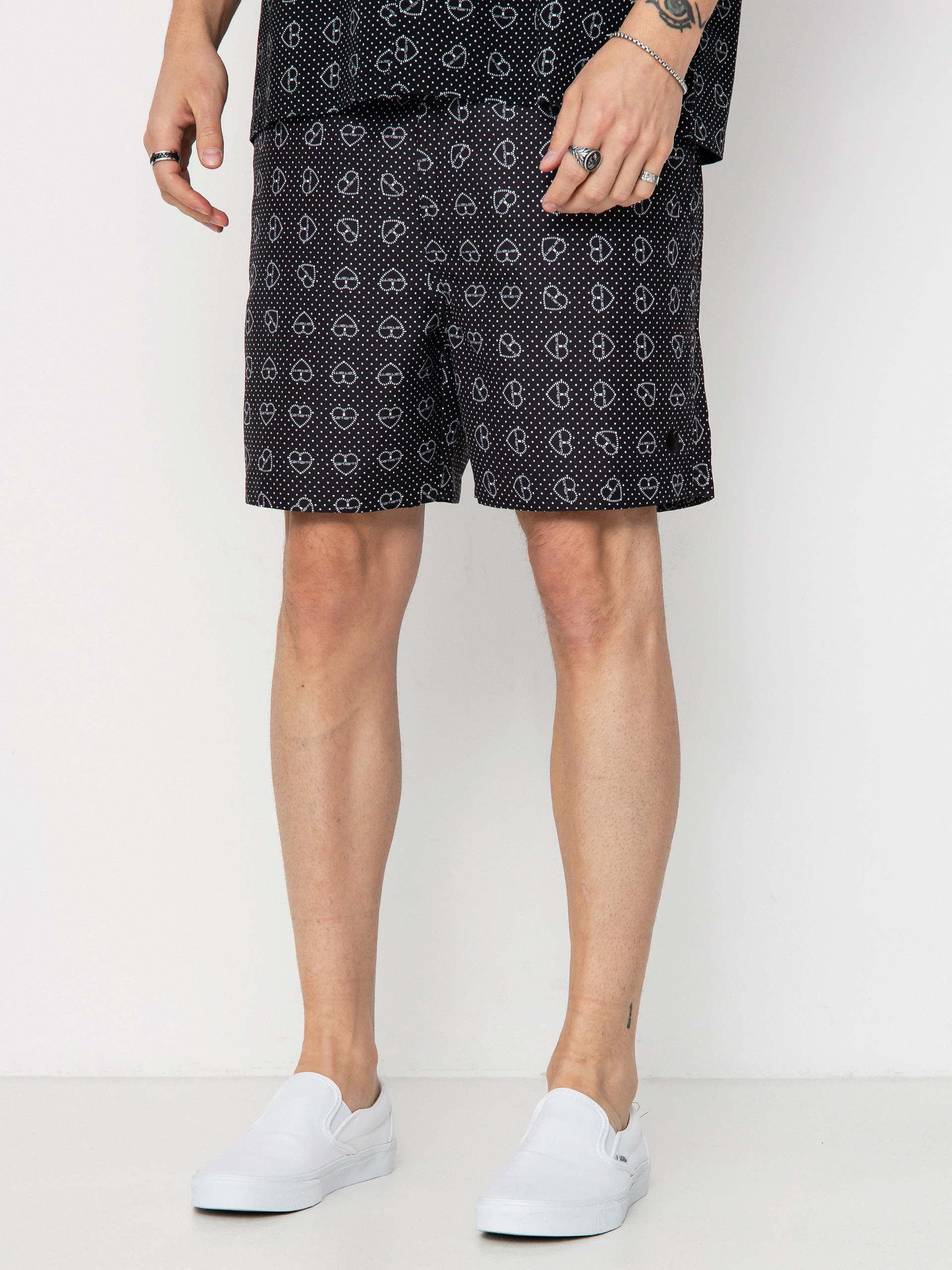 Rövidnadrág Carhartt WIP Chase Swim (furoshiki print/black)