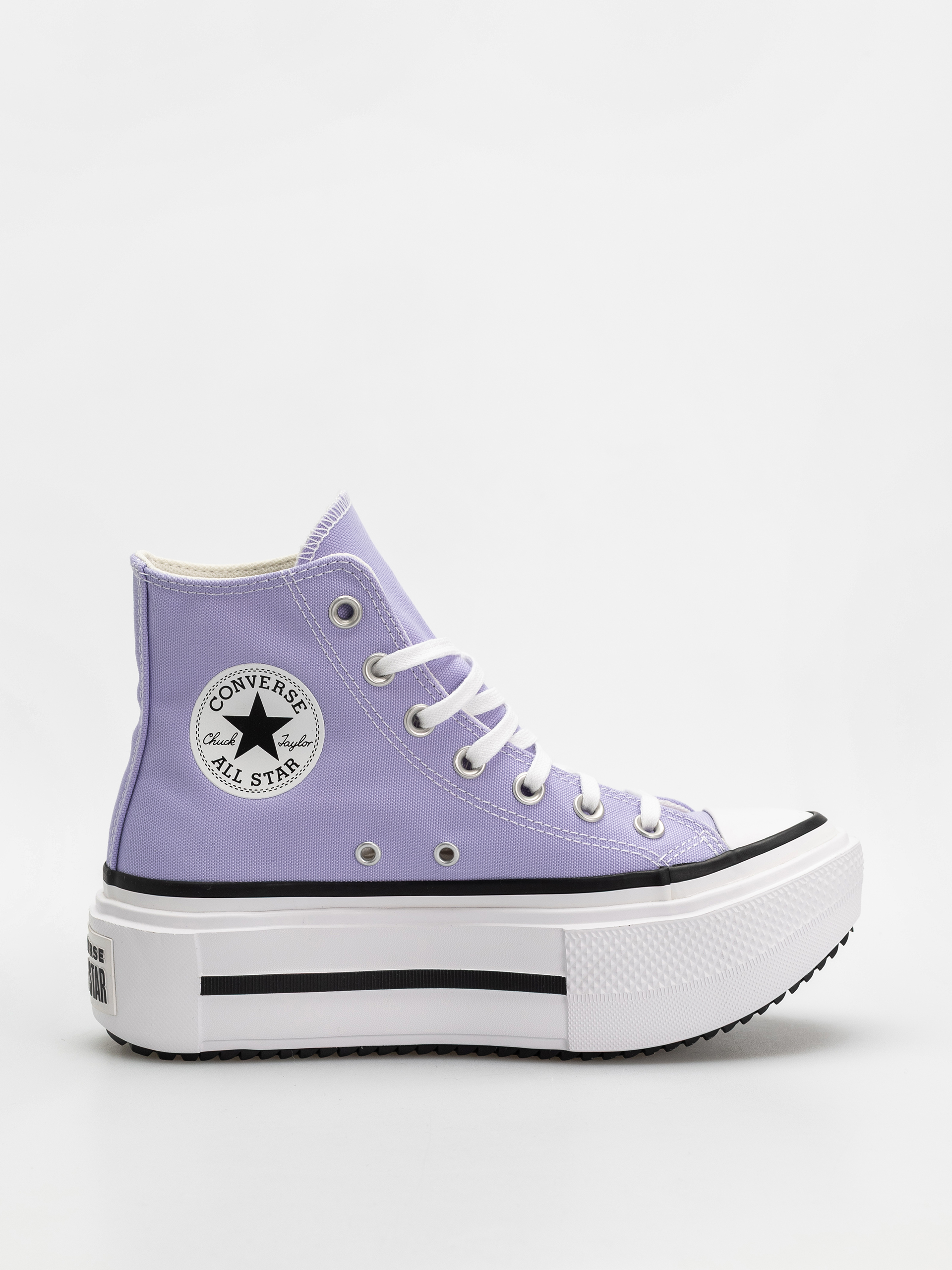 Converse Chuck Taylor All Star Lift Double Stack Hi Tornacipők (violet heat/egret/black)