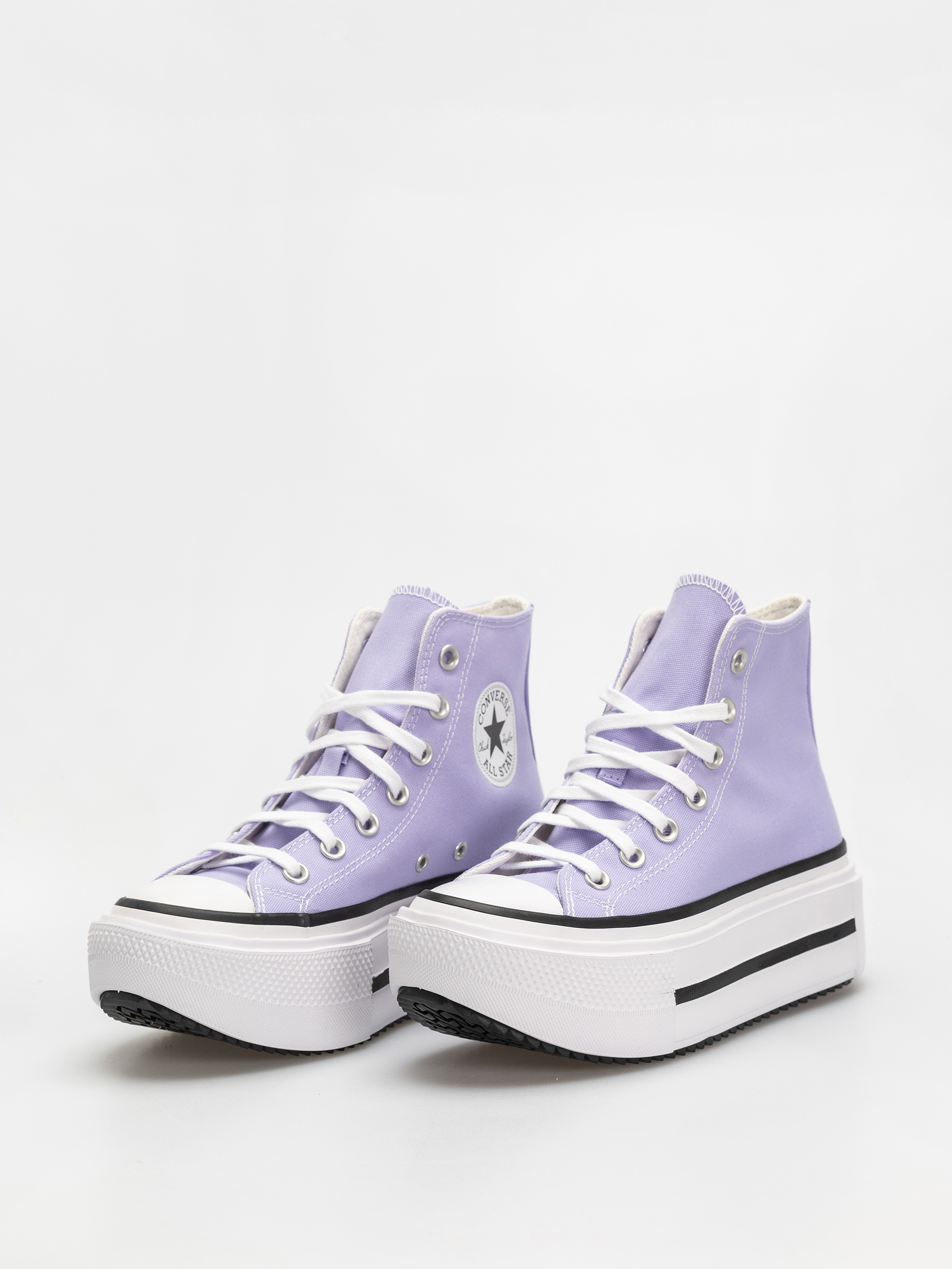 Converse Chuck Taylor All Star Lift Double Stack Hi Tornacipők (violet heat/egret/black)