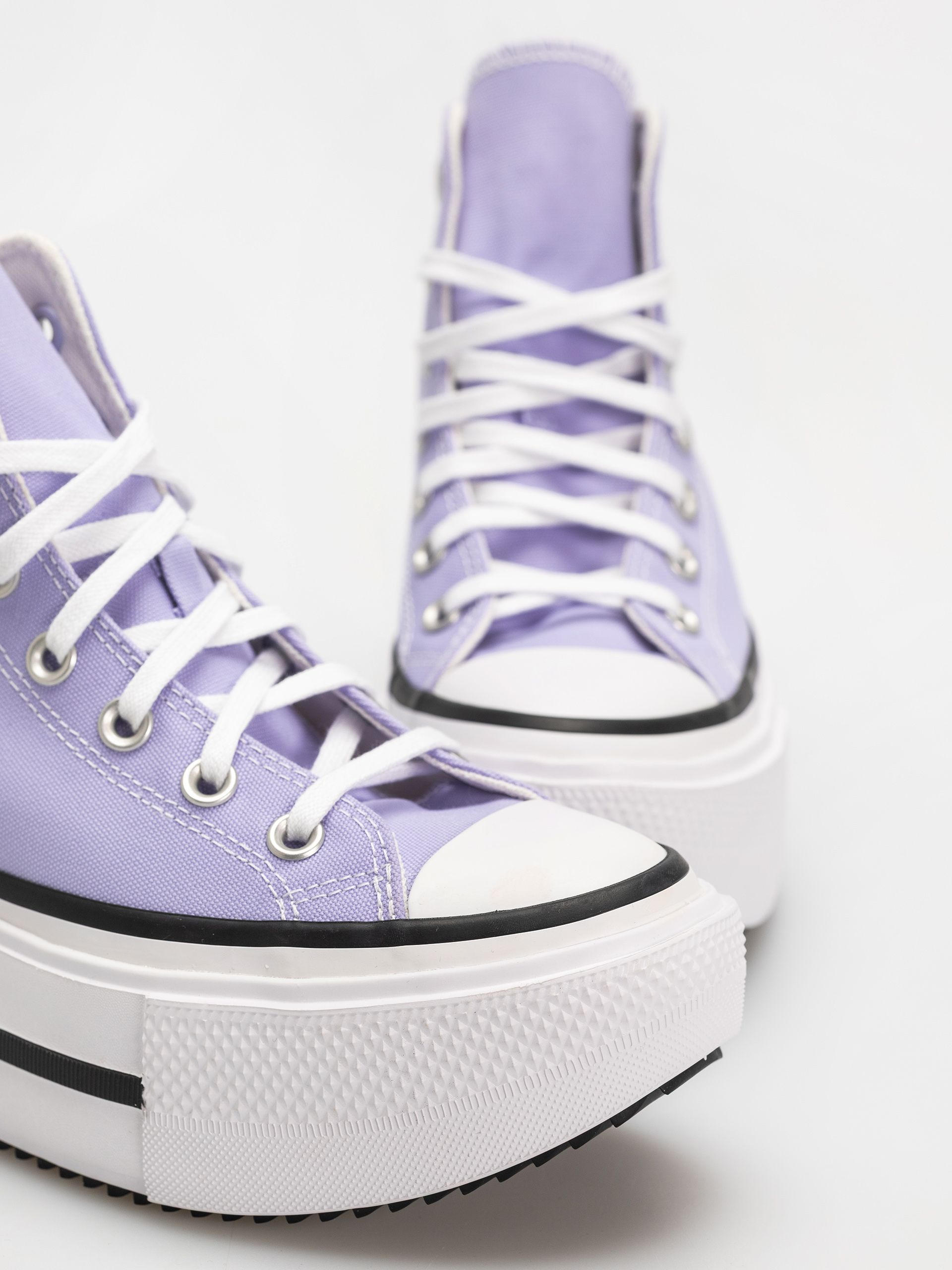 Converse Chuck Taylor All Star Lift Double Stack Hi Tornacipők (violet heat/egret/black)