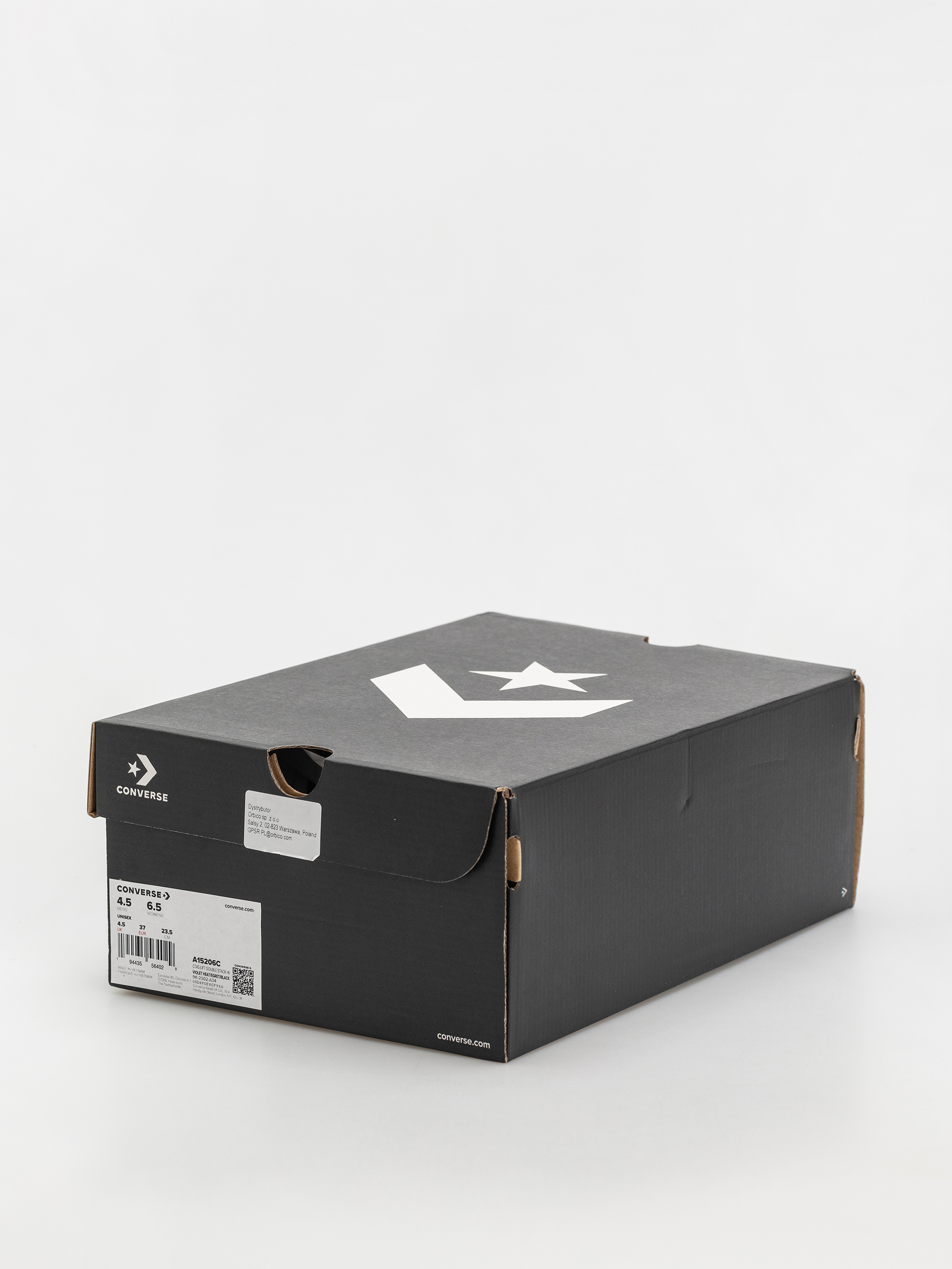 Converse Chuck Taylor All Star Lift Double Stack Hi Tornacipők (violet heat/egret/black)