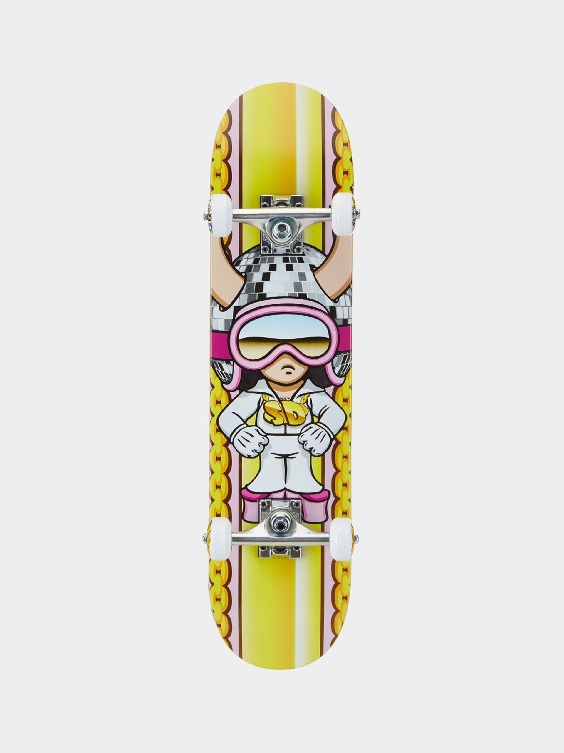 Komplett gördeszka Speed Demons Disco (yellow/pink)