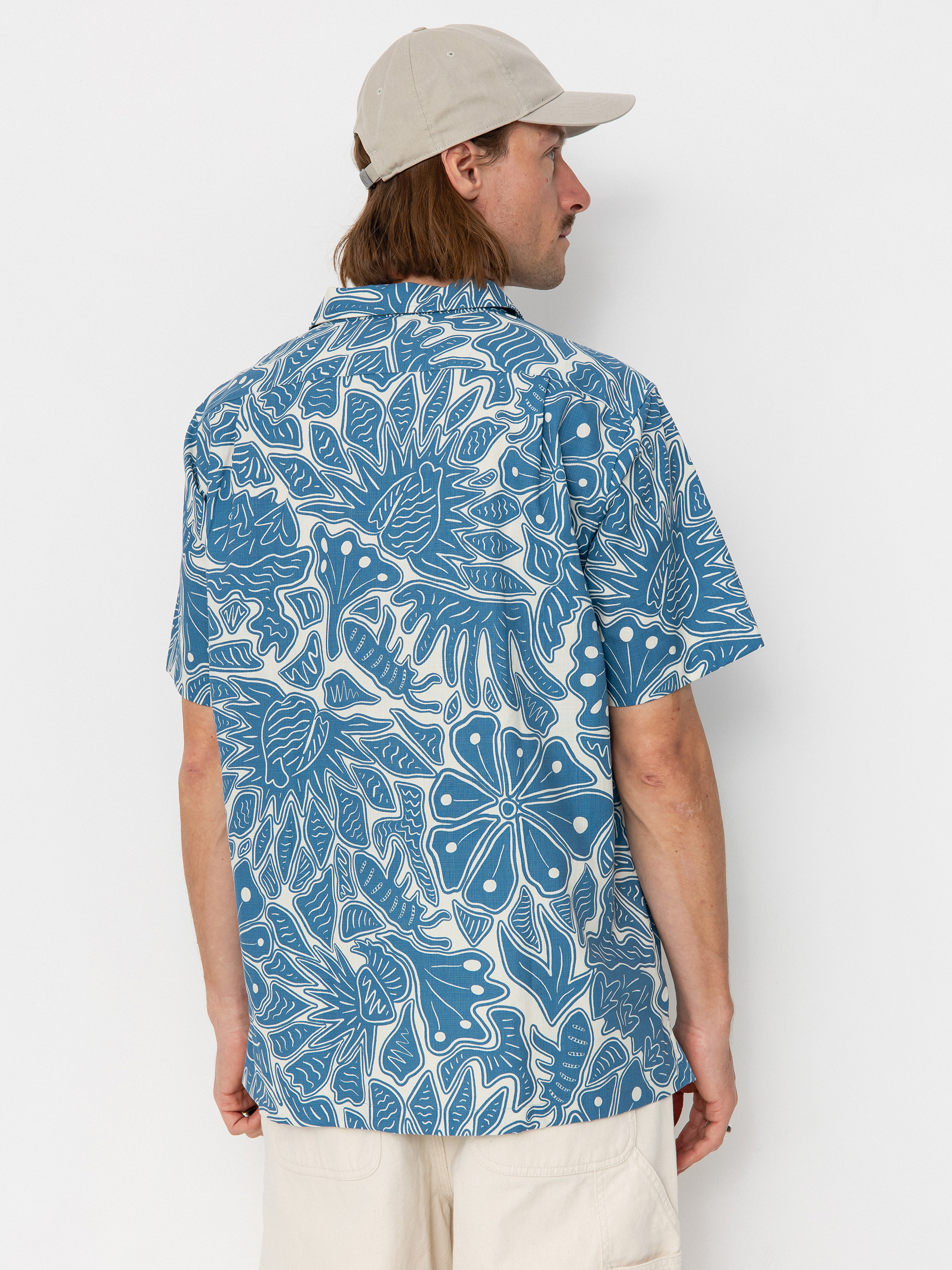 Patagonia Tidal Threads Camp Ing (bees and flowers/still blue)