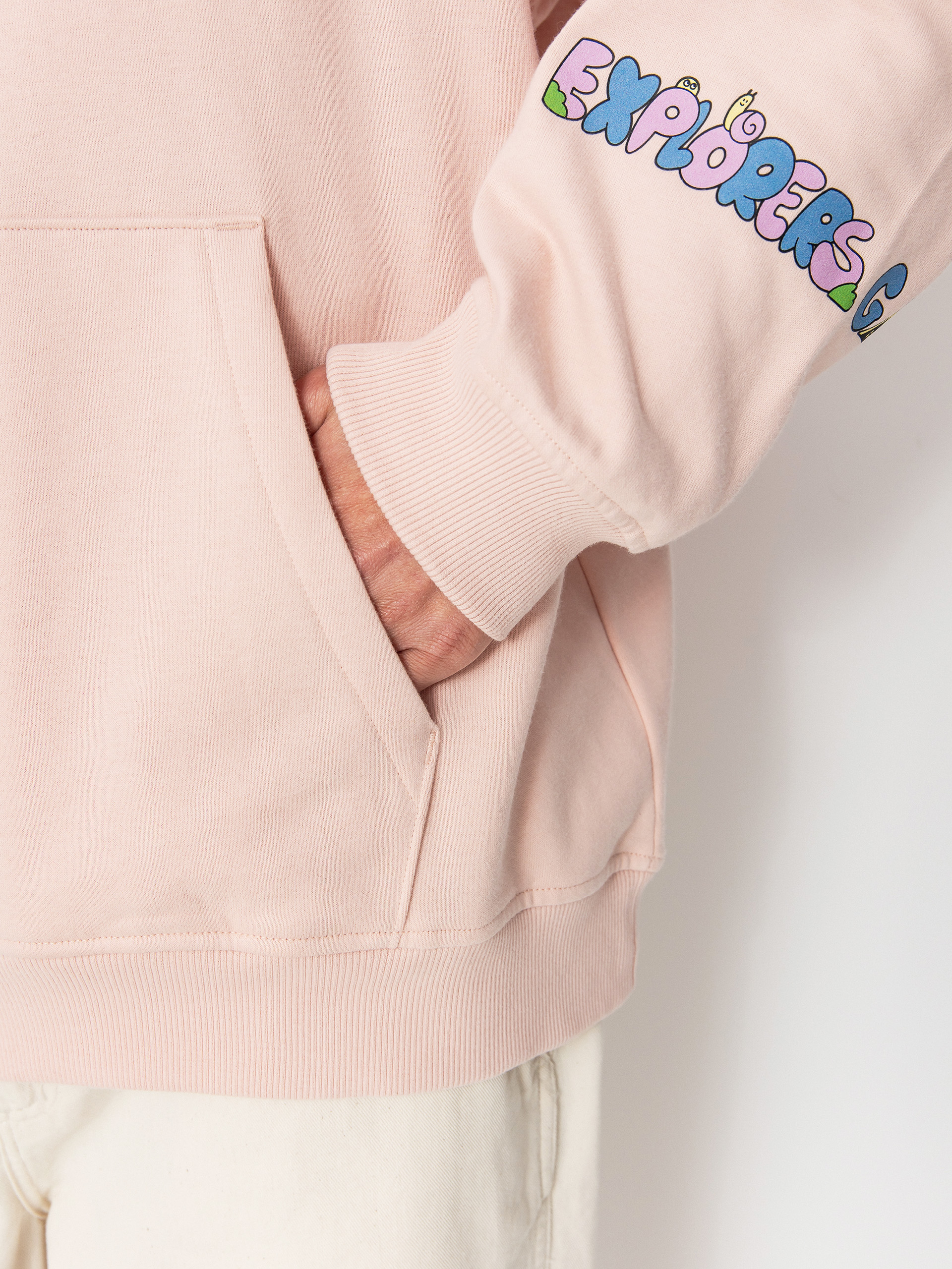 The North Face Mountain Cleanup Oversized HD Kapucnis pulóver (pink moss)