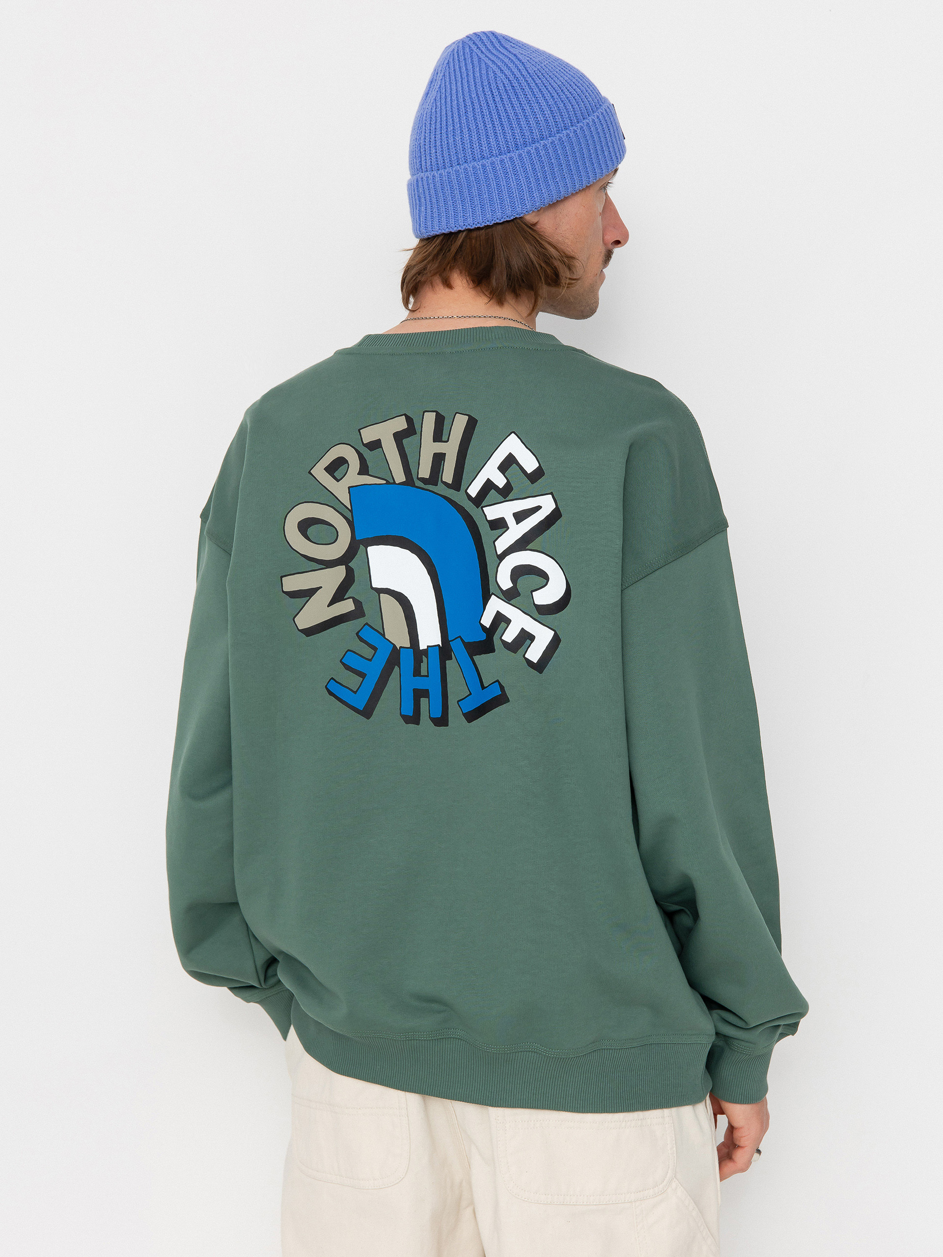 The North Face Nse Oversized Pulóver (duck green)