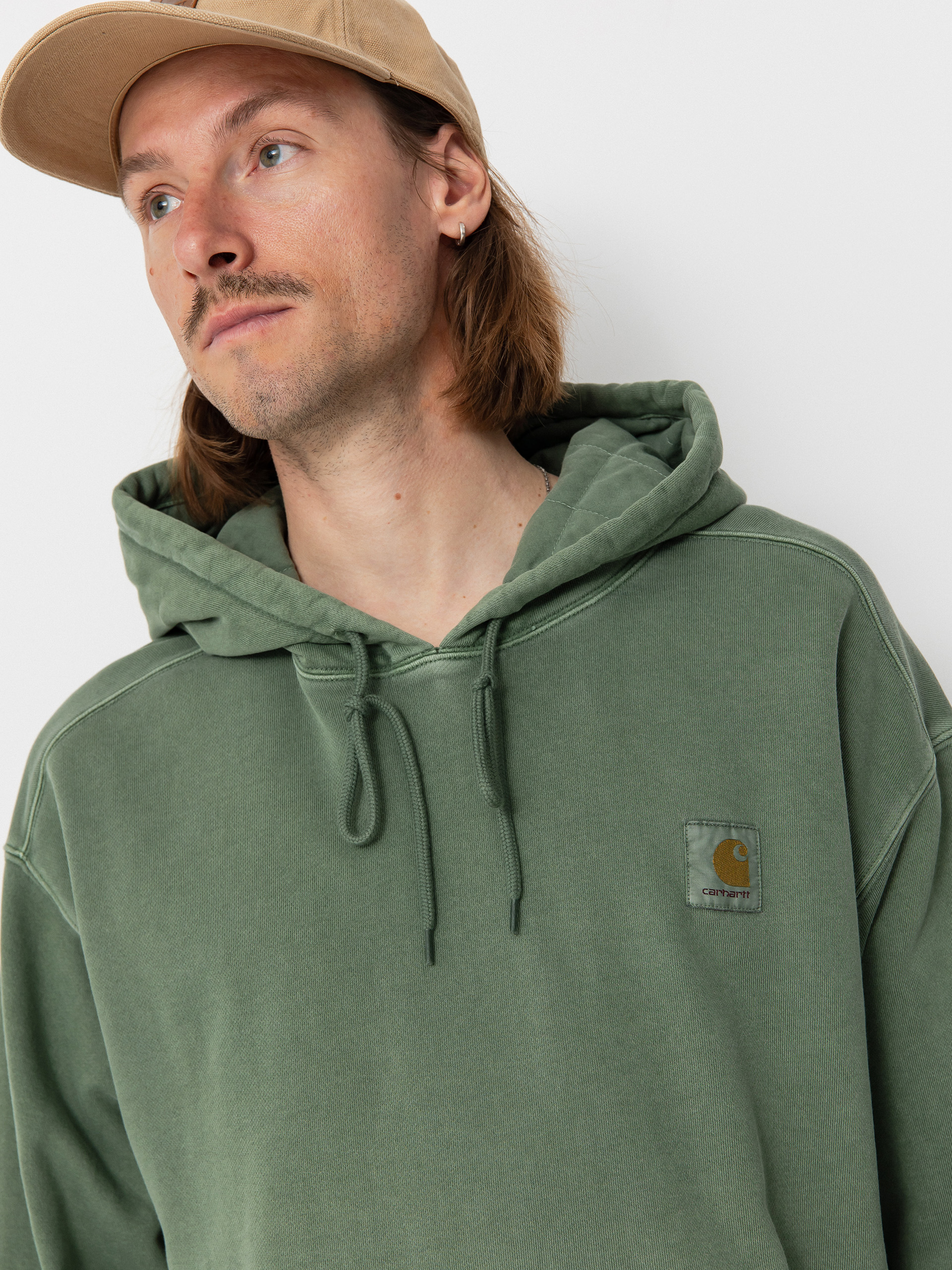 Kapucnis pulóver Carhartt WIP Nelson HD (park)