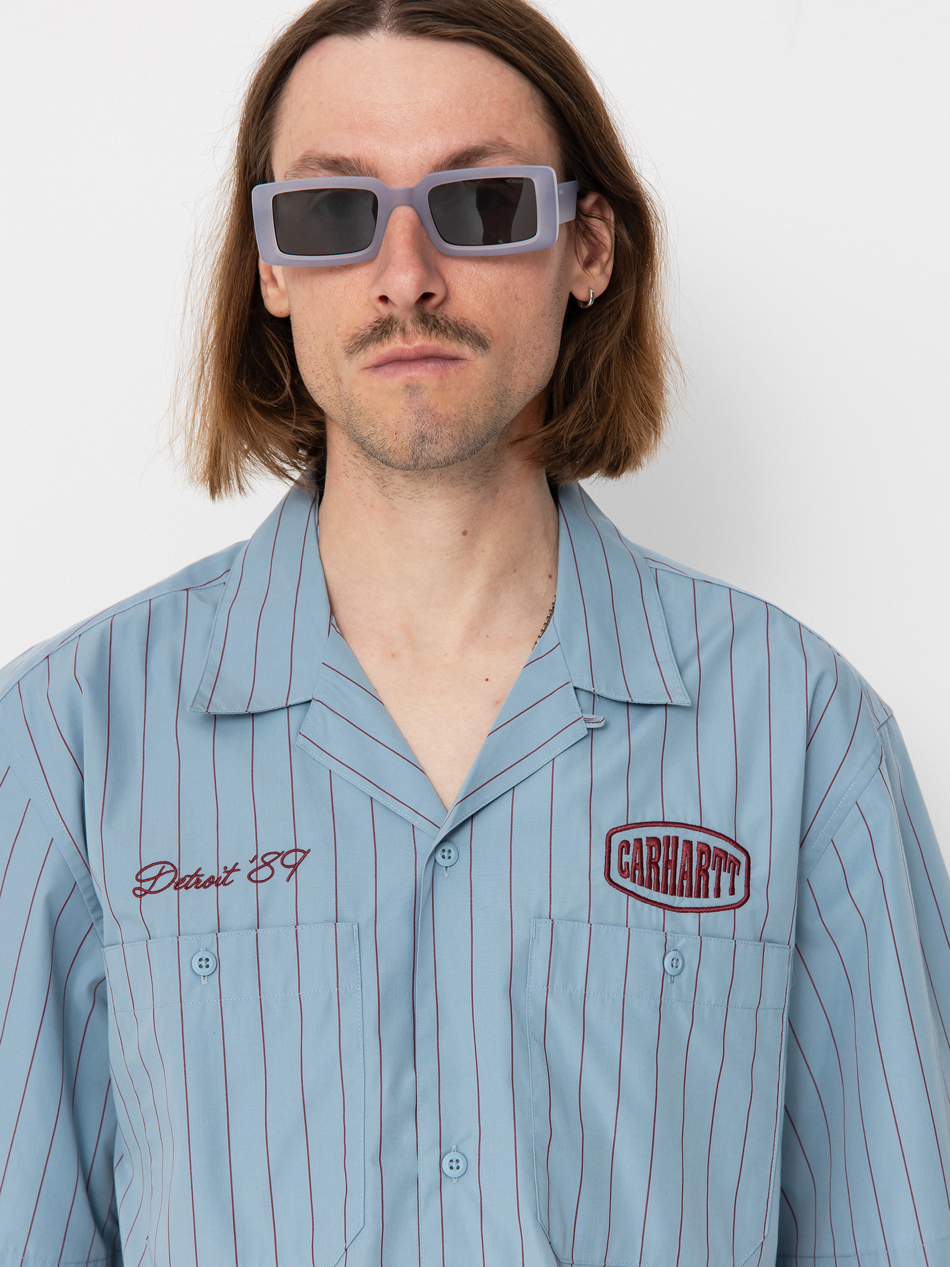 Carhartt WIP Hendry Ing (seaton stripe/frosted blue/mulberry)