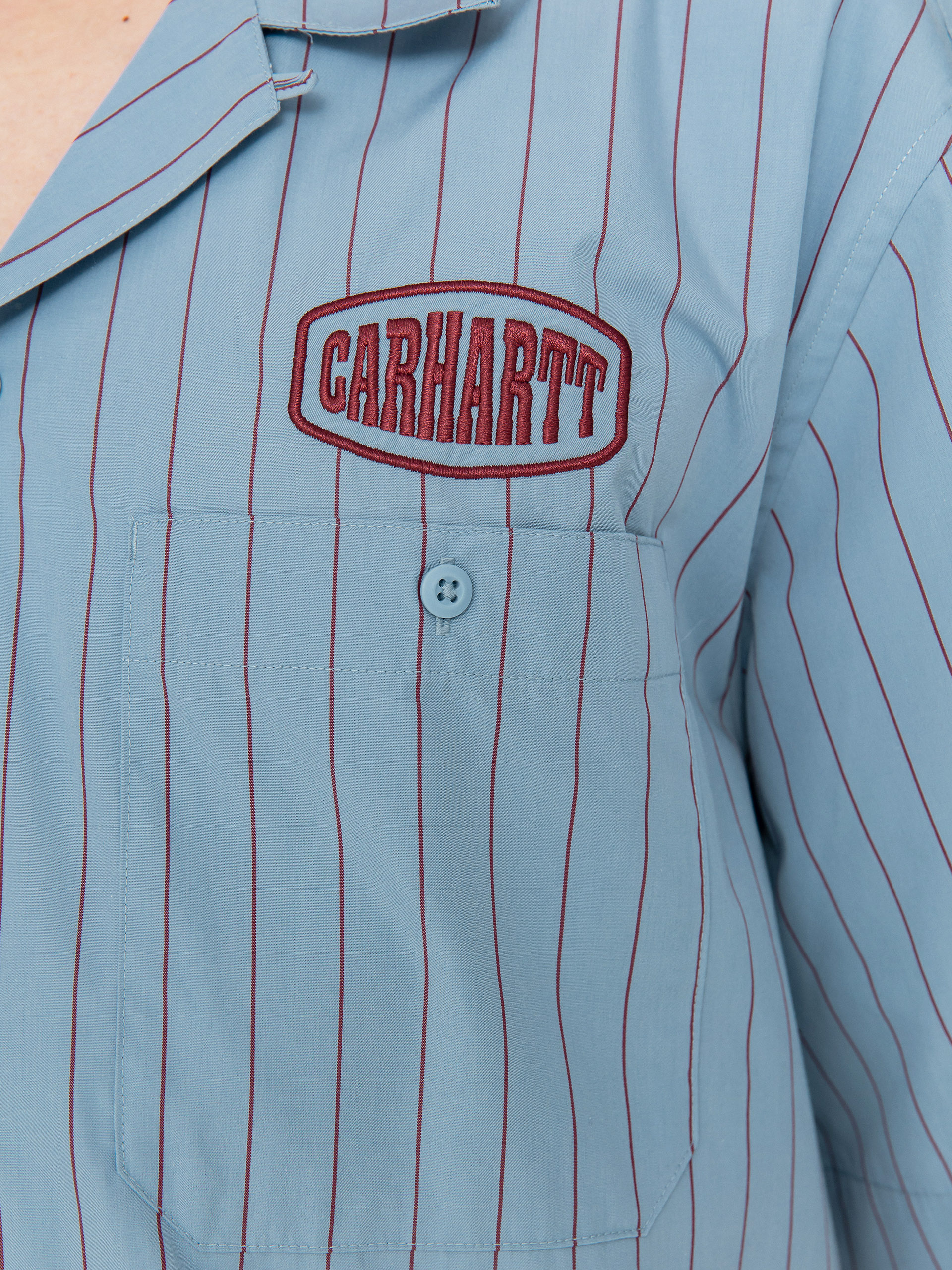 Carhartt WIP Hendry Ing (seaton stripe/frosted blue/mulberry)
