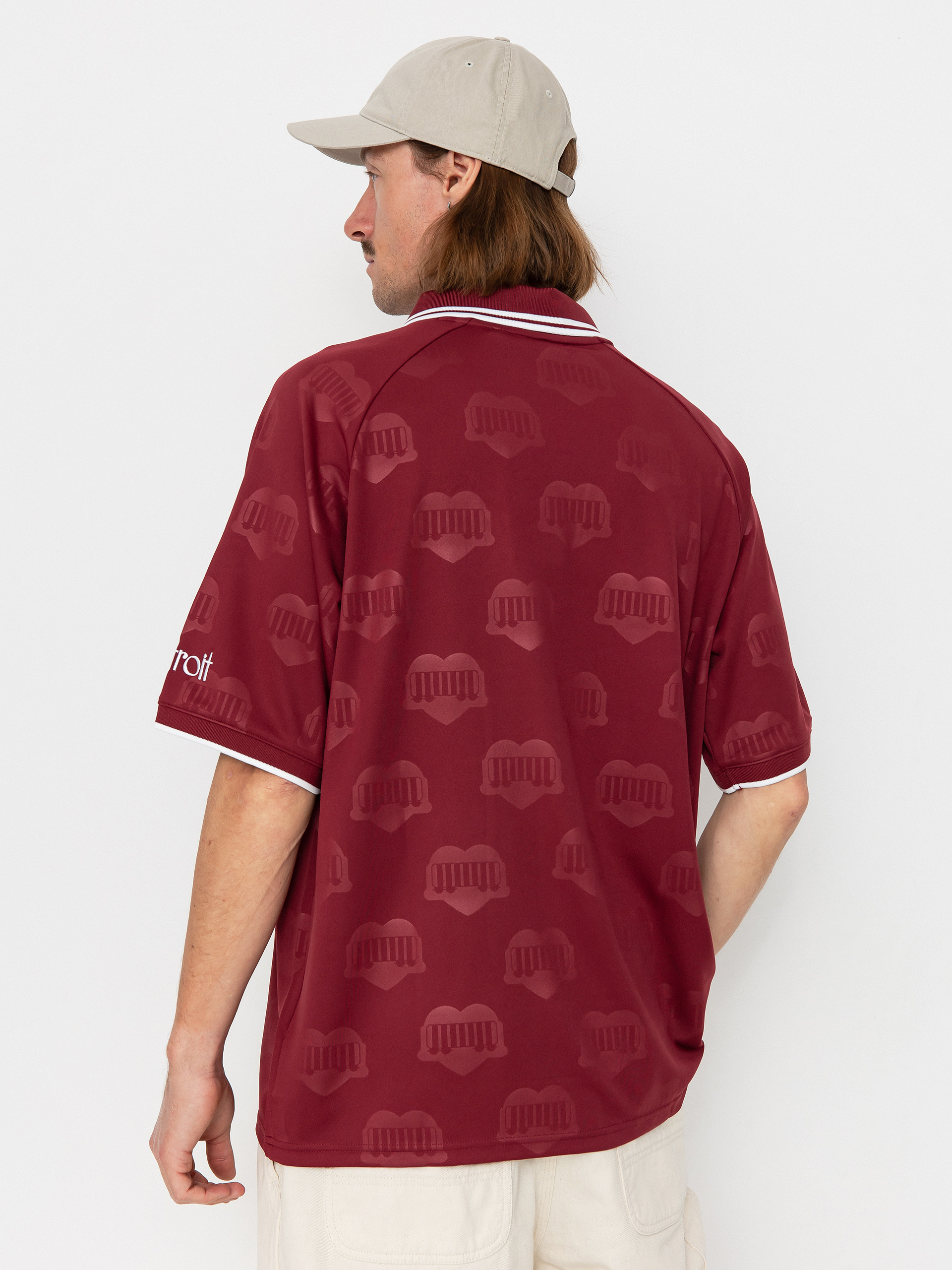 Carhartt WIP Hartts Football Póló (heart train jacquard/mulberry)