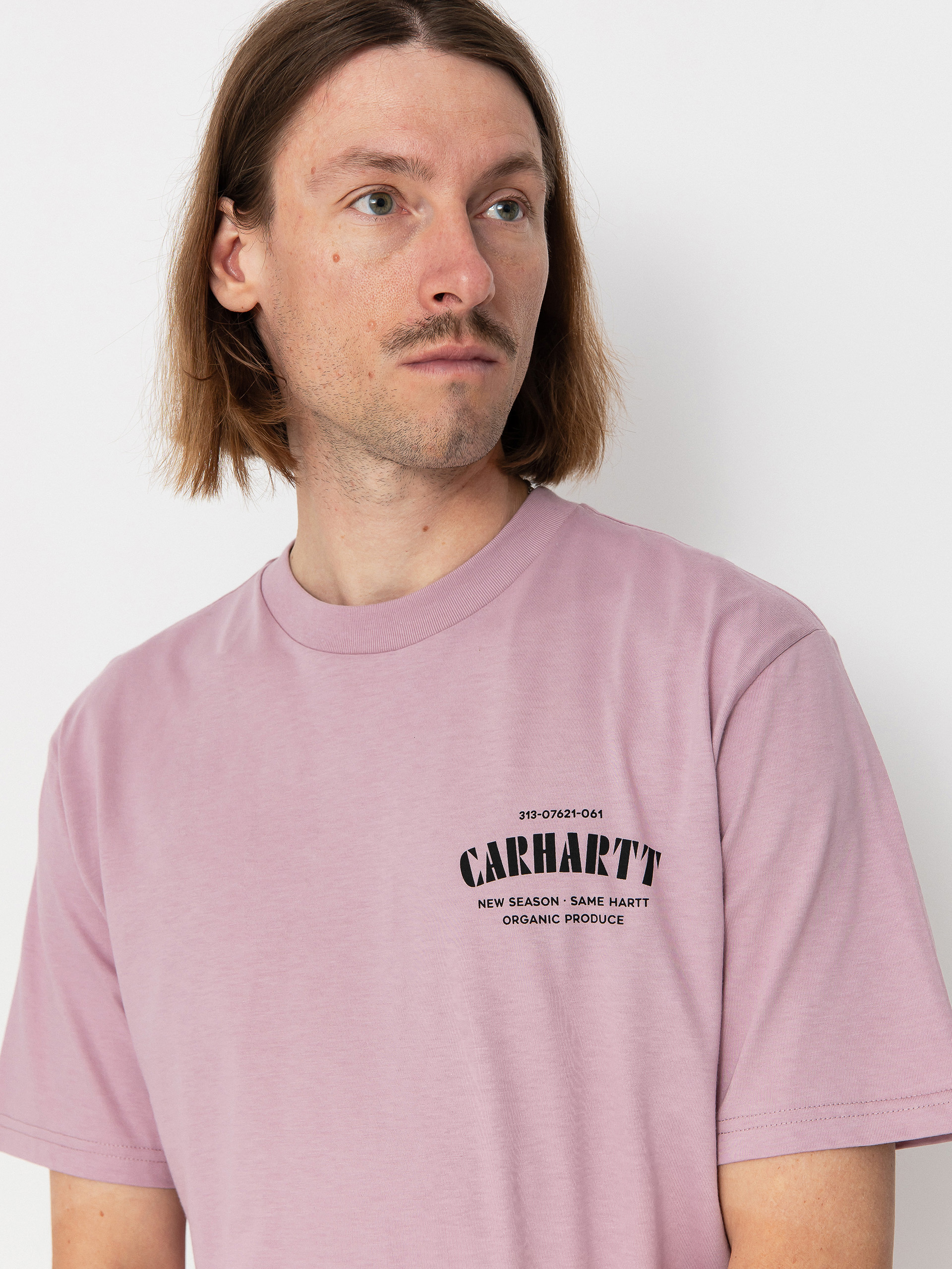 Carhartt WIP Catalogue C Logo Póló (hortensia)