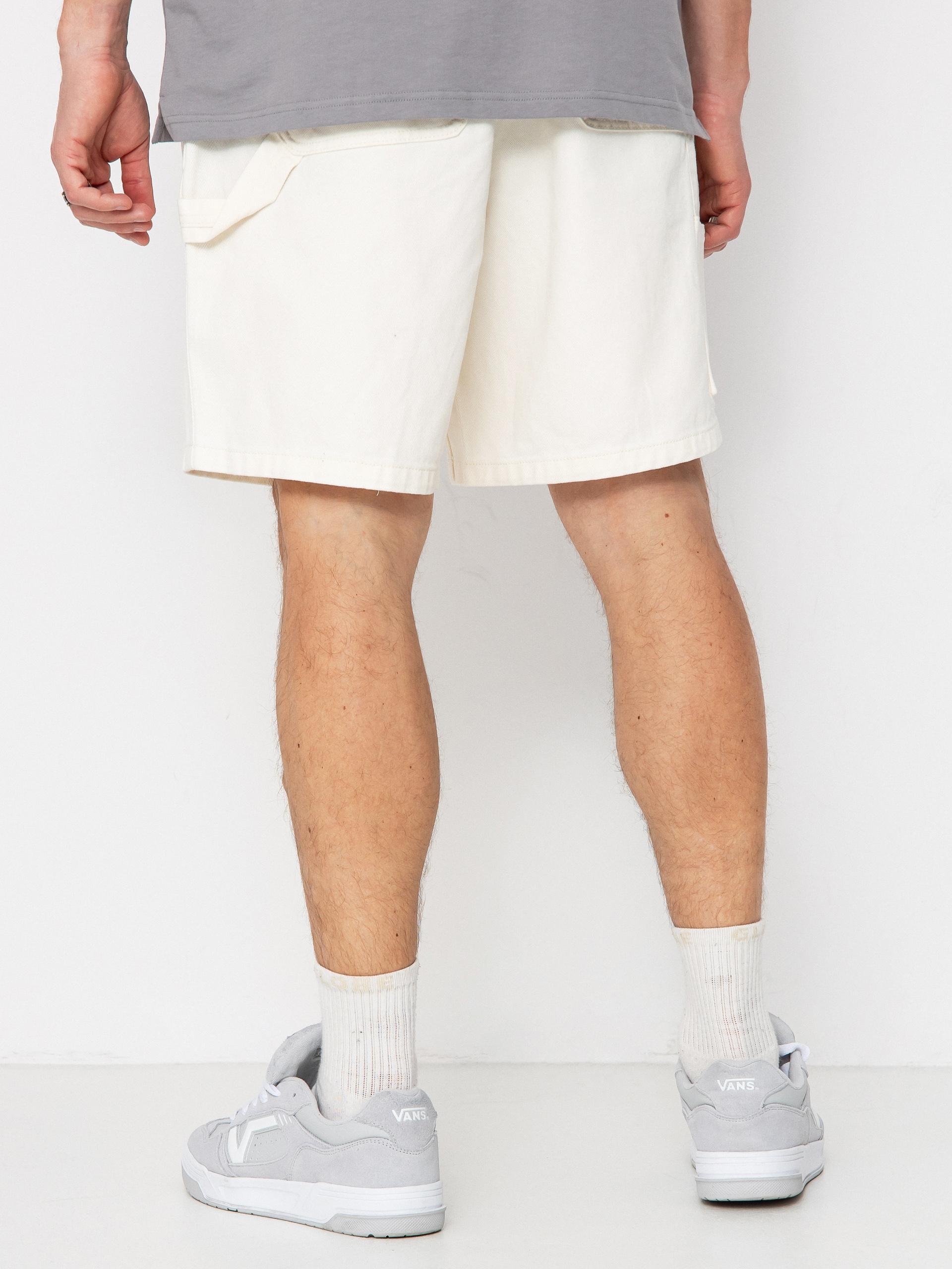 OBEY Easy Denim Carpenter Rövidnadrág (unbleached faded wash)