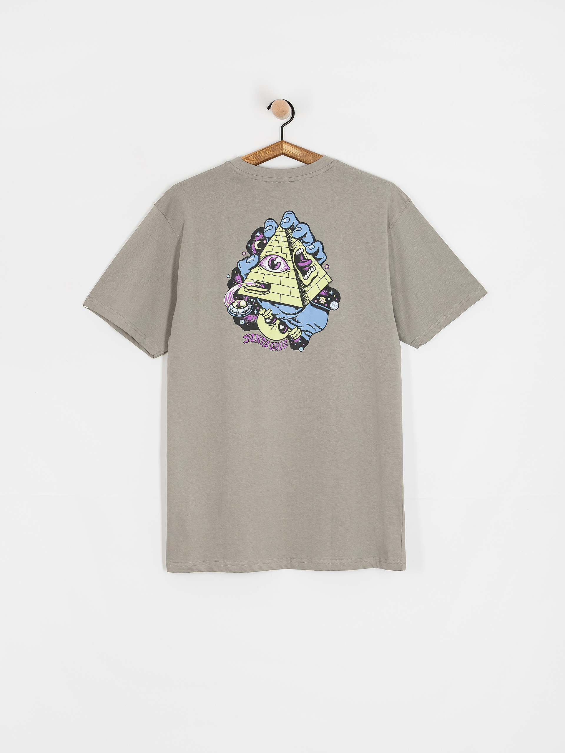 Póló Santa Cruz Knibbs Invasion Hand Strip (moon dust)