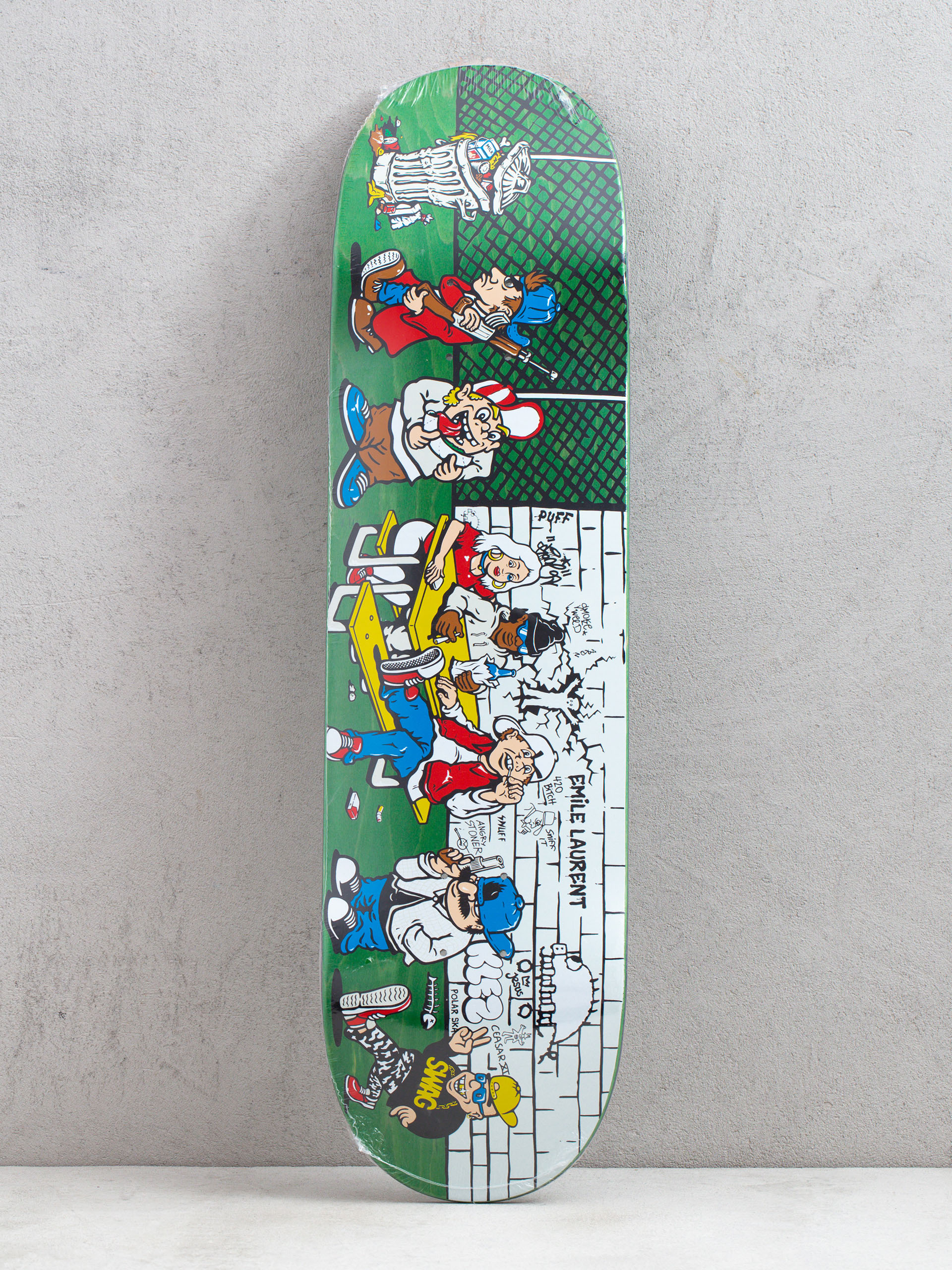 Polar Skate Emile Laurent High School Gördeszka lap (green)