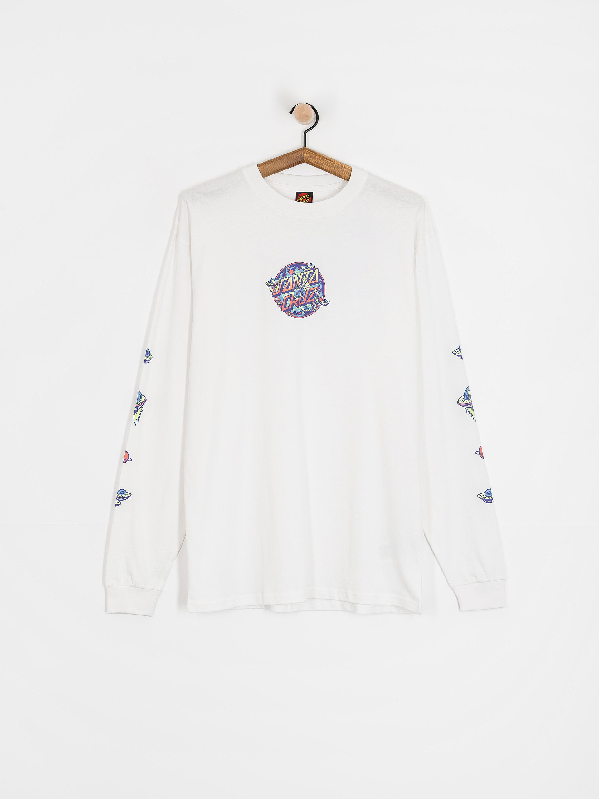 Santa Cruz Winkowski Dope Planet 2 Dot Hosszú ujjú felső (white)