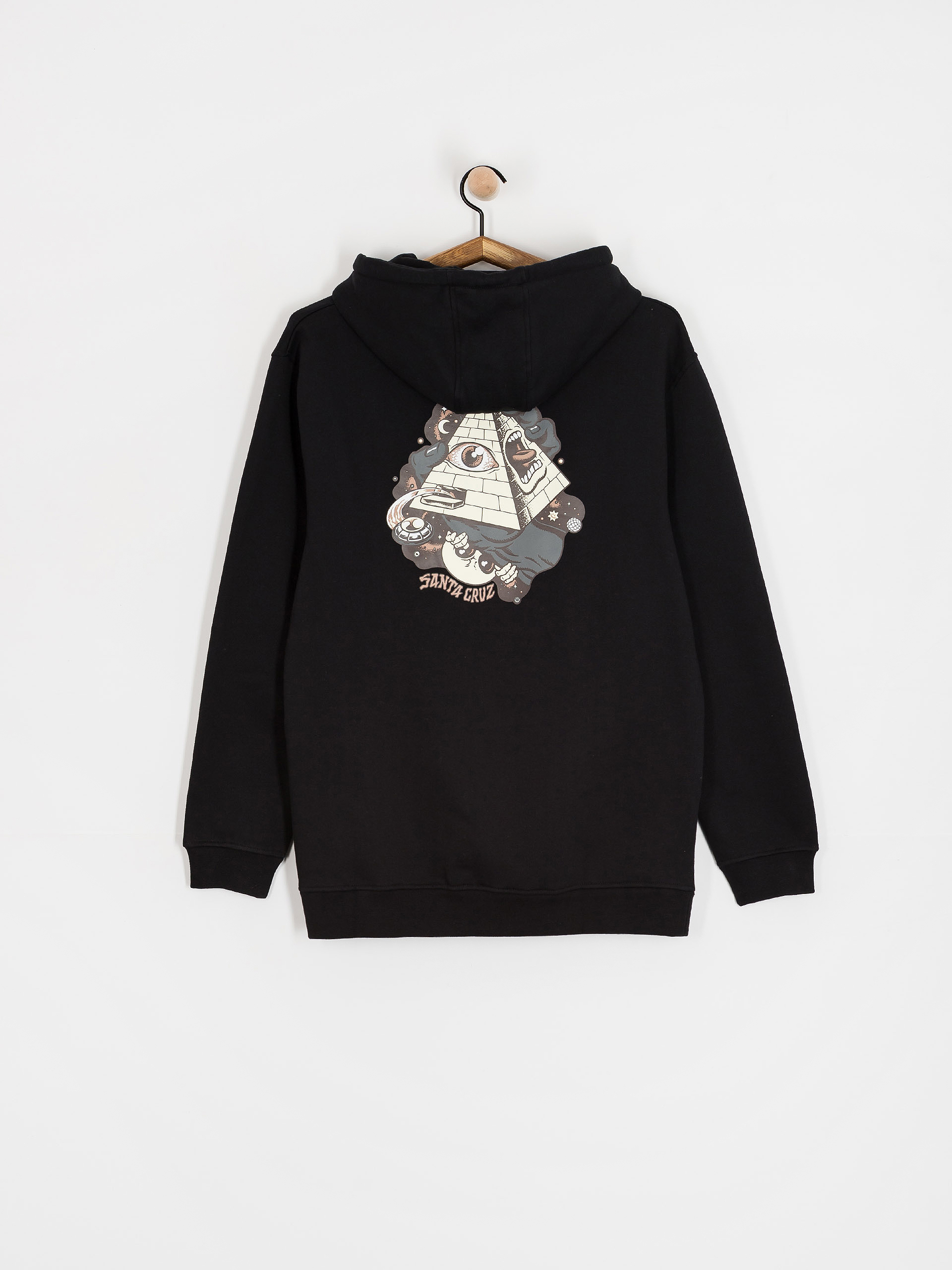 Santa Cruz Knibbs Invasion Hand HD Kapucnis pulóver (black)