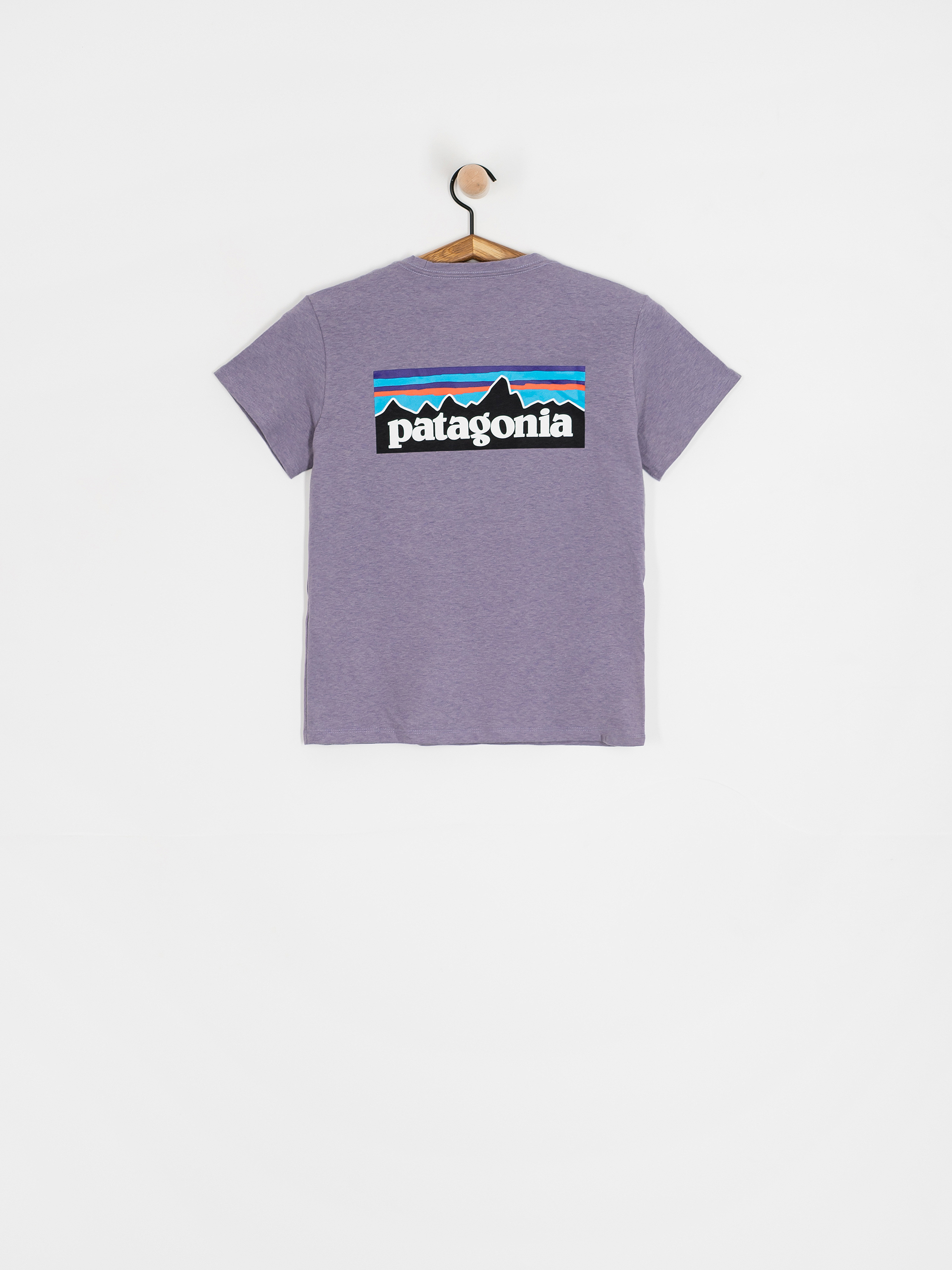 Patagonia P 6 Logo Responsibili Póló Wmn (concrete purple)