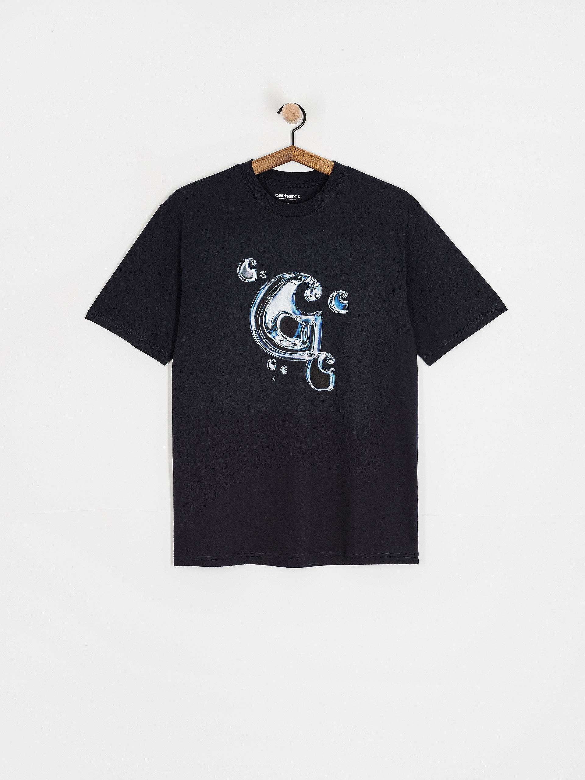Carhartt WIP Solar Chrome C-Logo Póló (dark navy)