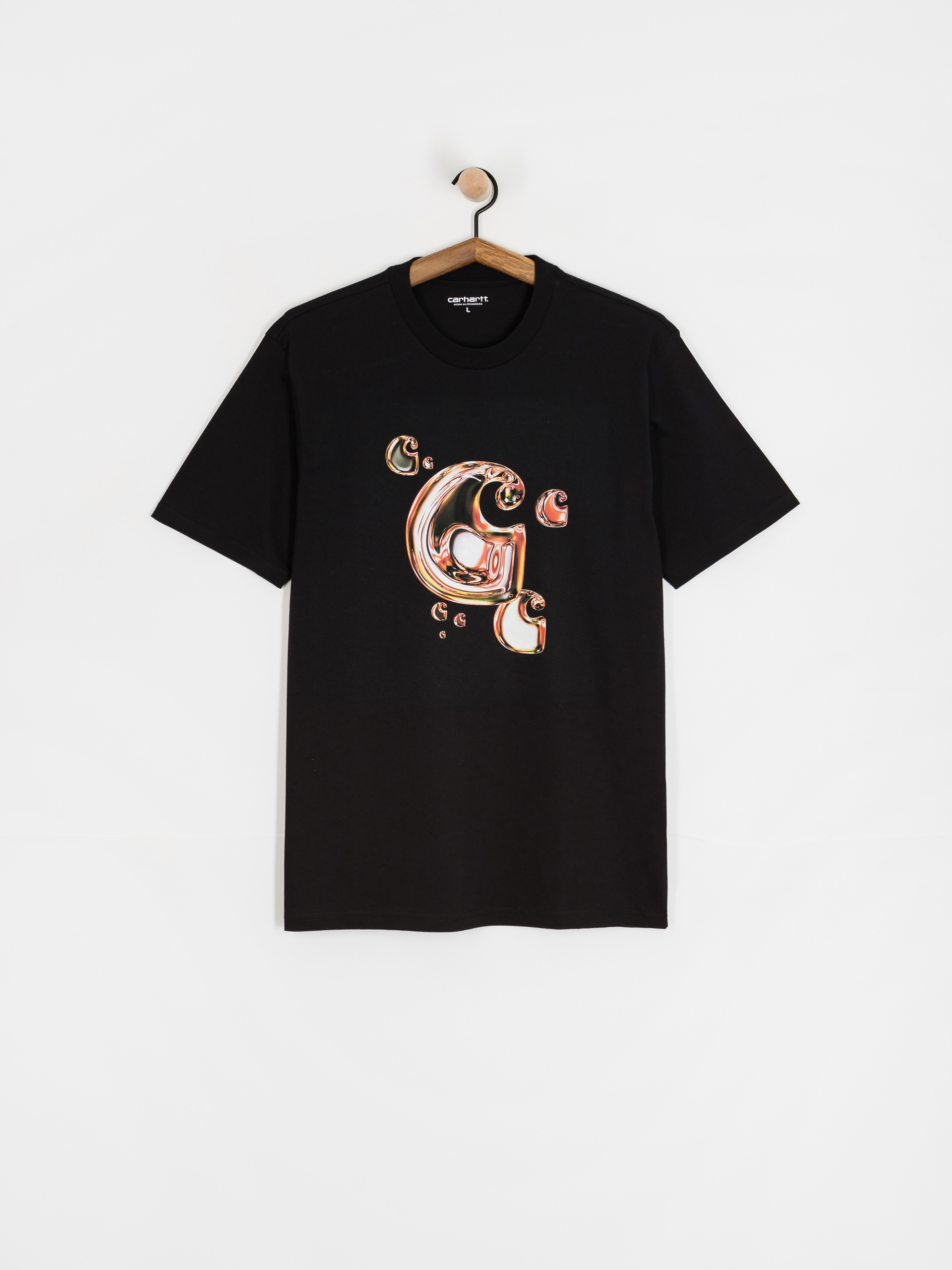 Carhartt WIP Solar Chrome C-Logo Póló (black)