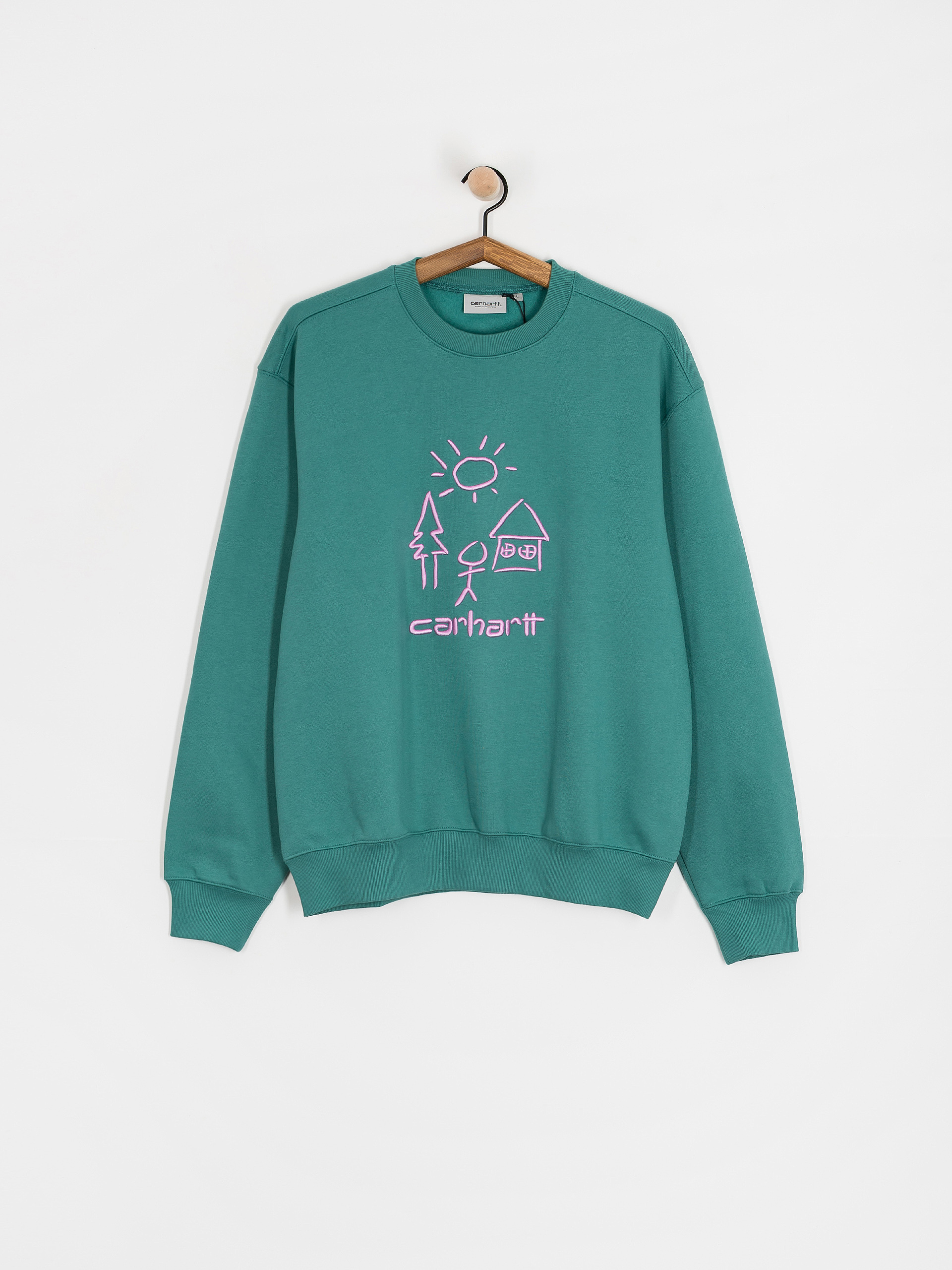 Carhartt WIP Masterpiece Pulóver (saguaro/pink)