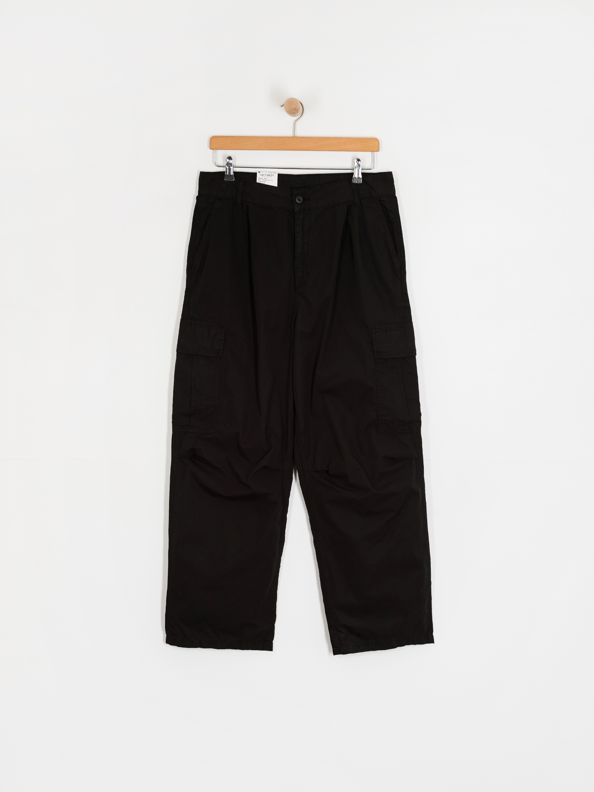 Carhartt WIP Cole Cargo Kisnadrág (black/garment dyed)