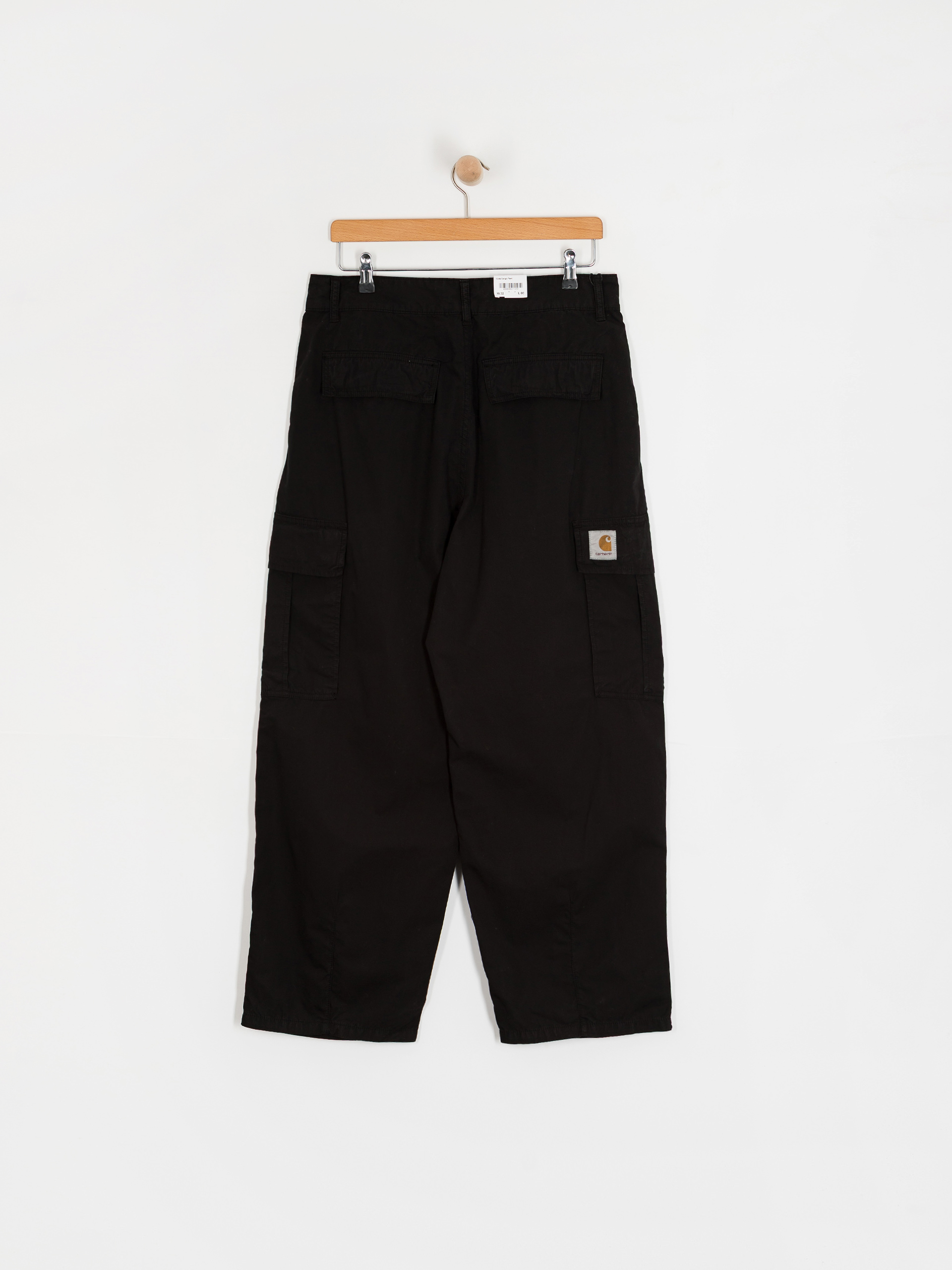 Carhartt WIP Cole Cargo Kisnadrág (black/garment dyed)