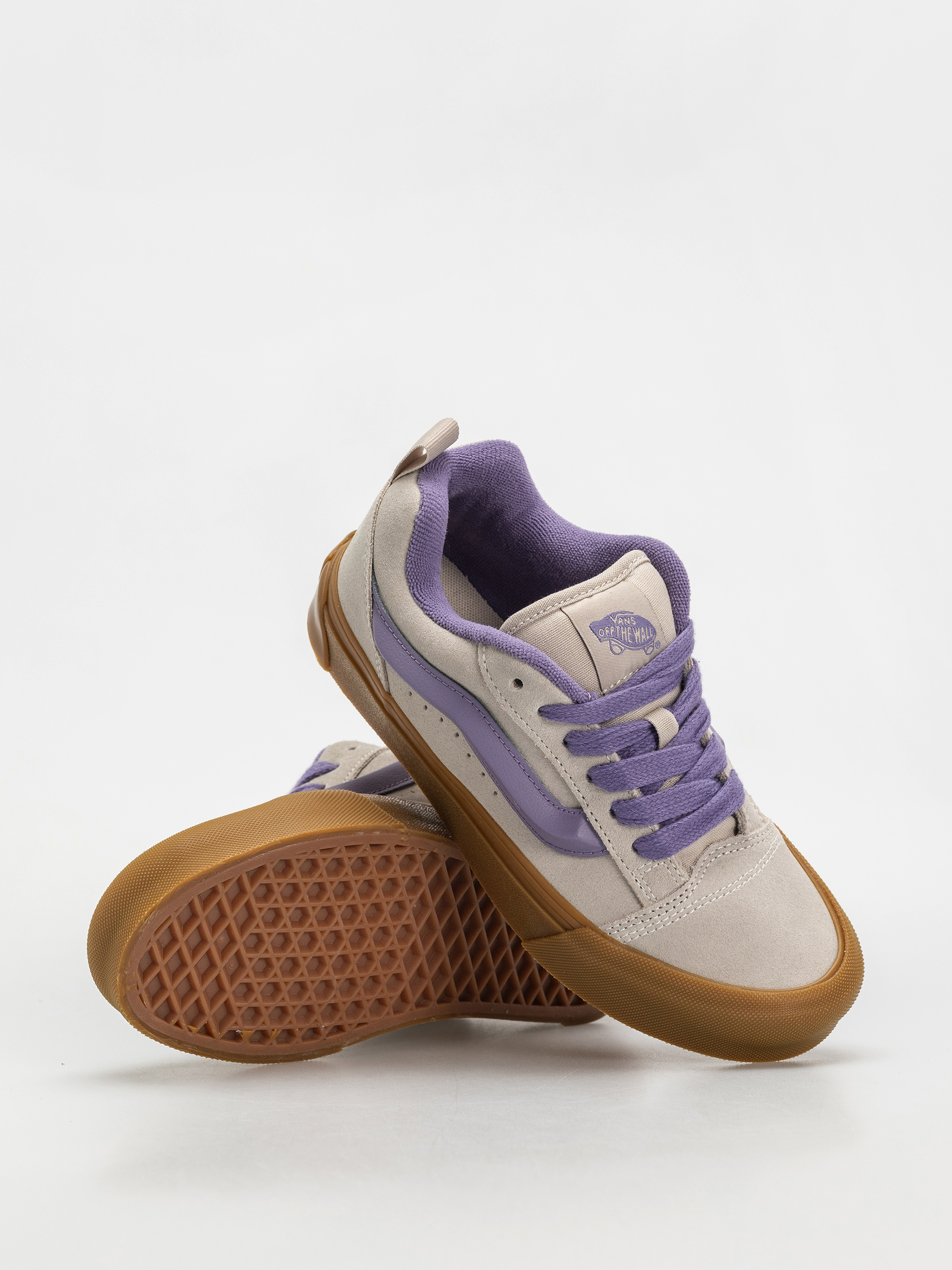 Vans Knu Skool Cipők (gum silver lining)