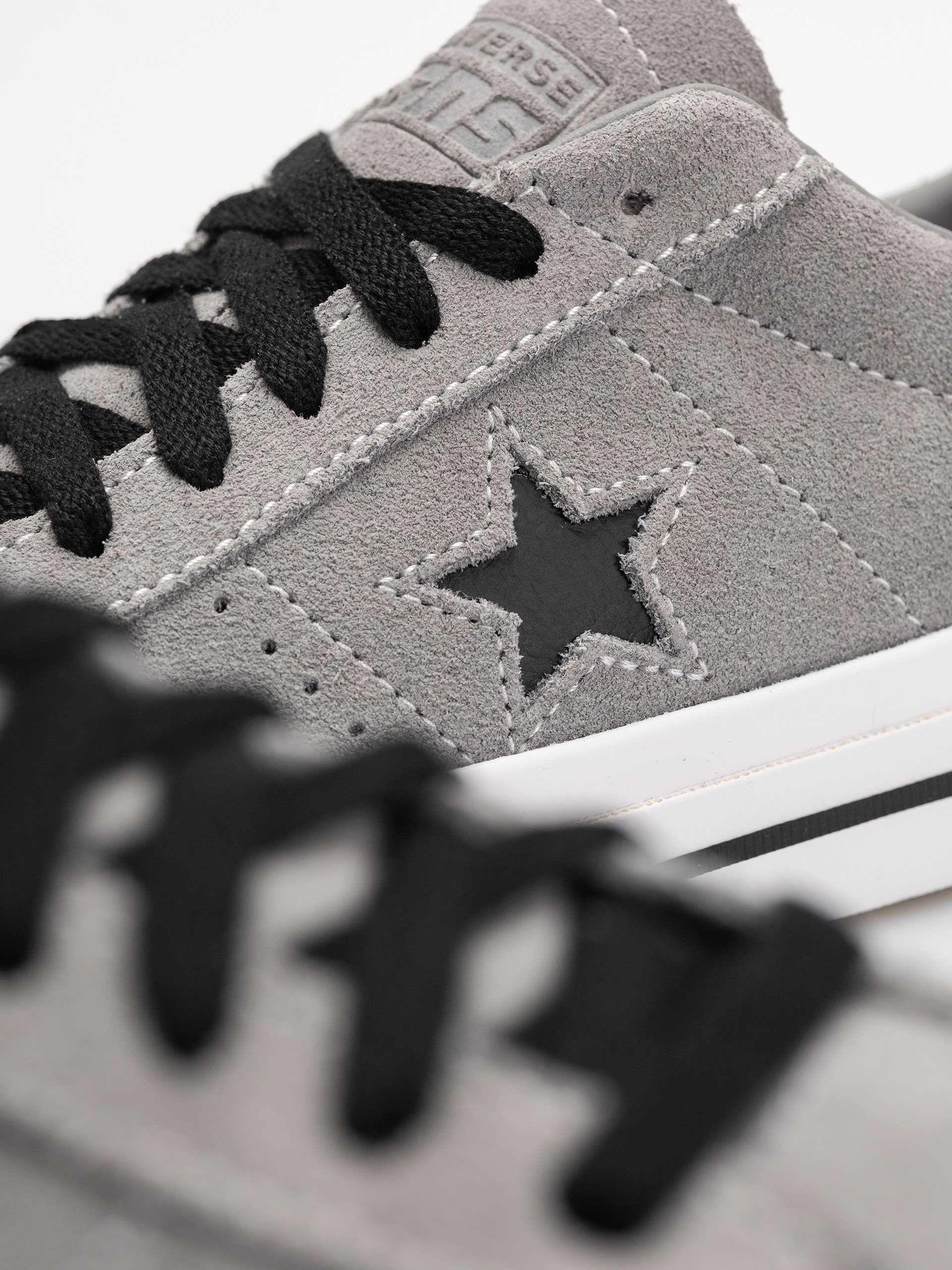 Converse One Star Pro Cipők (classic grey/black/white)