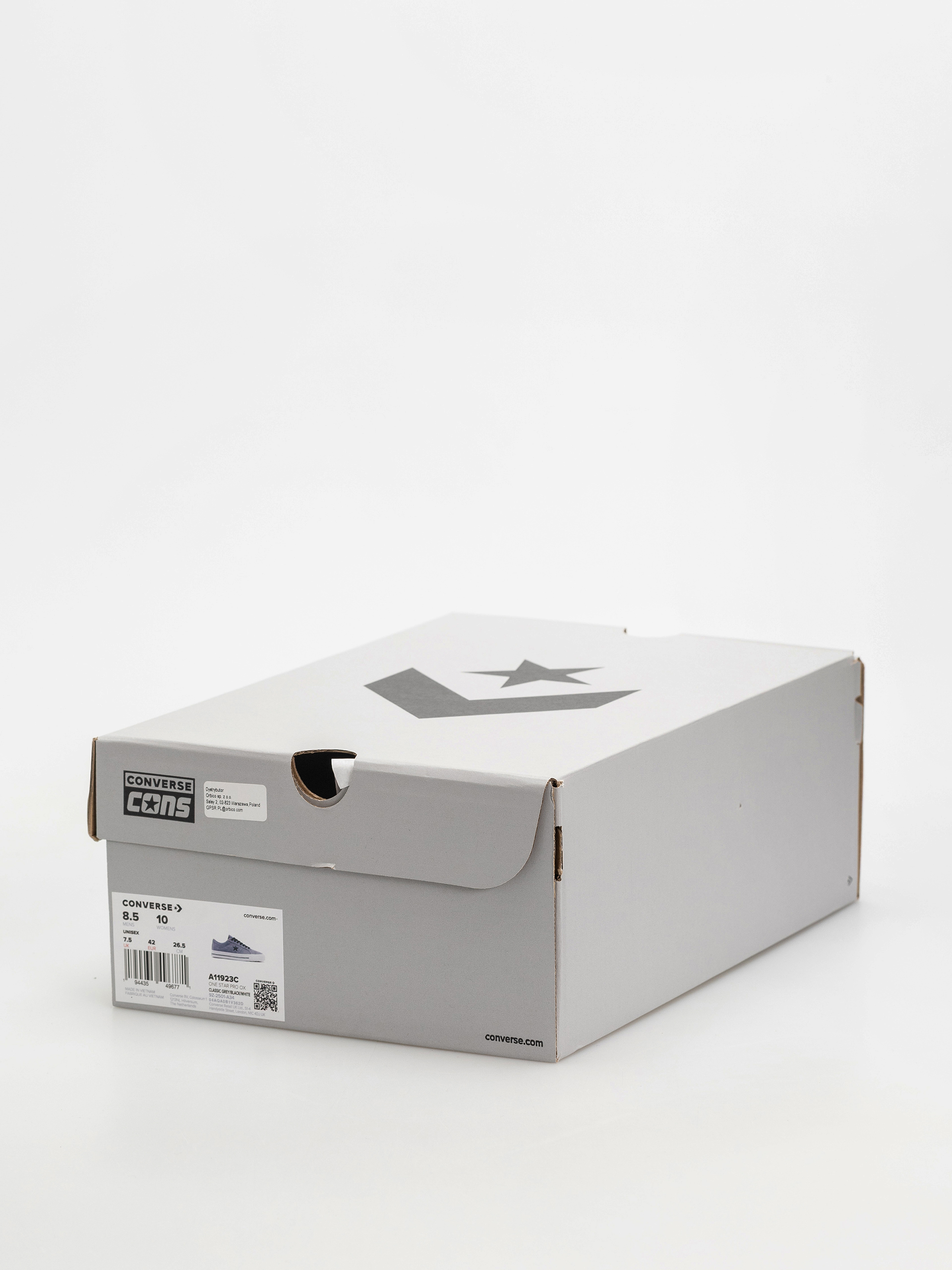 Converse One Star Pro Cipők (classic grey/black/white)