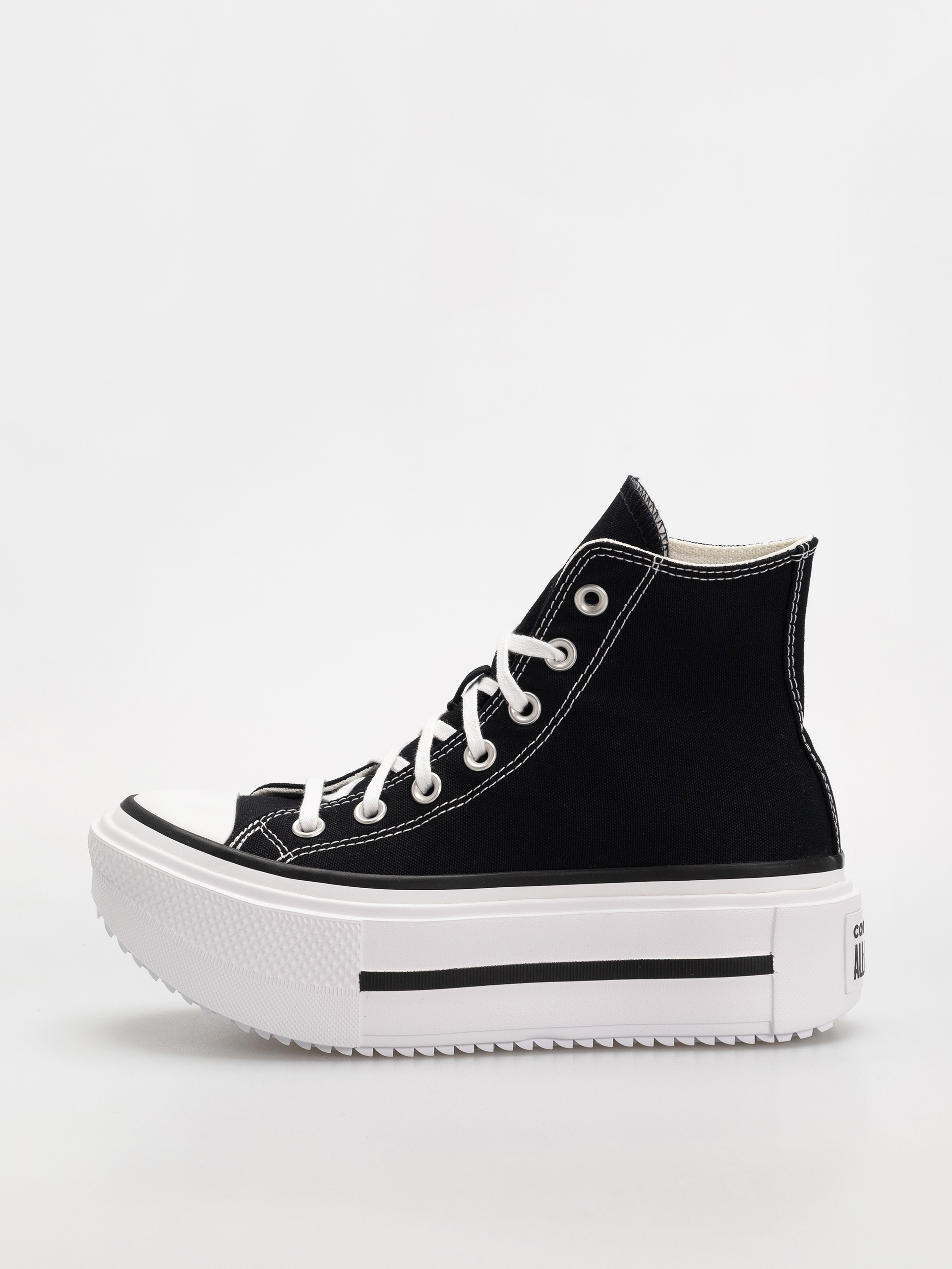 Converse Chuck Taylor All Star Lift Double Stack Hi Tornacipők (black/white/black)