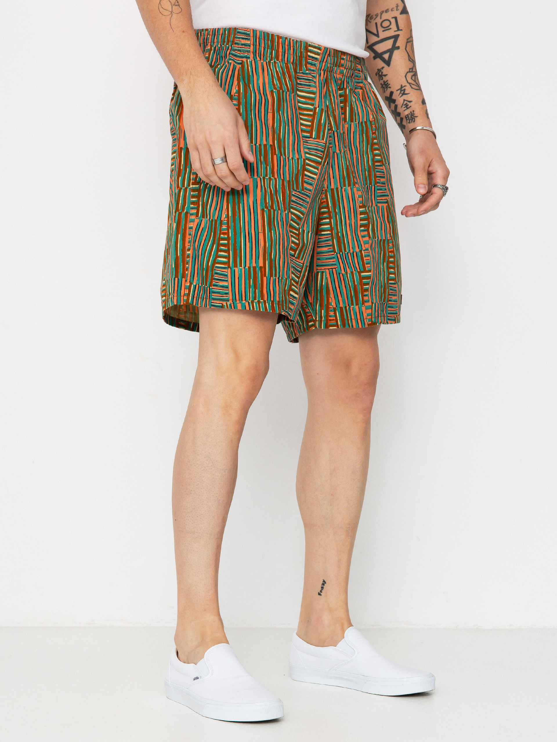 Rövidnadrág Patagonia Funhoggers (quilty fitz/heartleaf green)