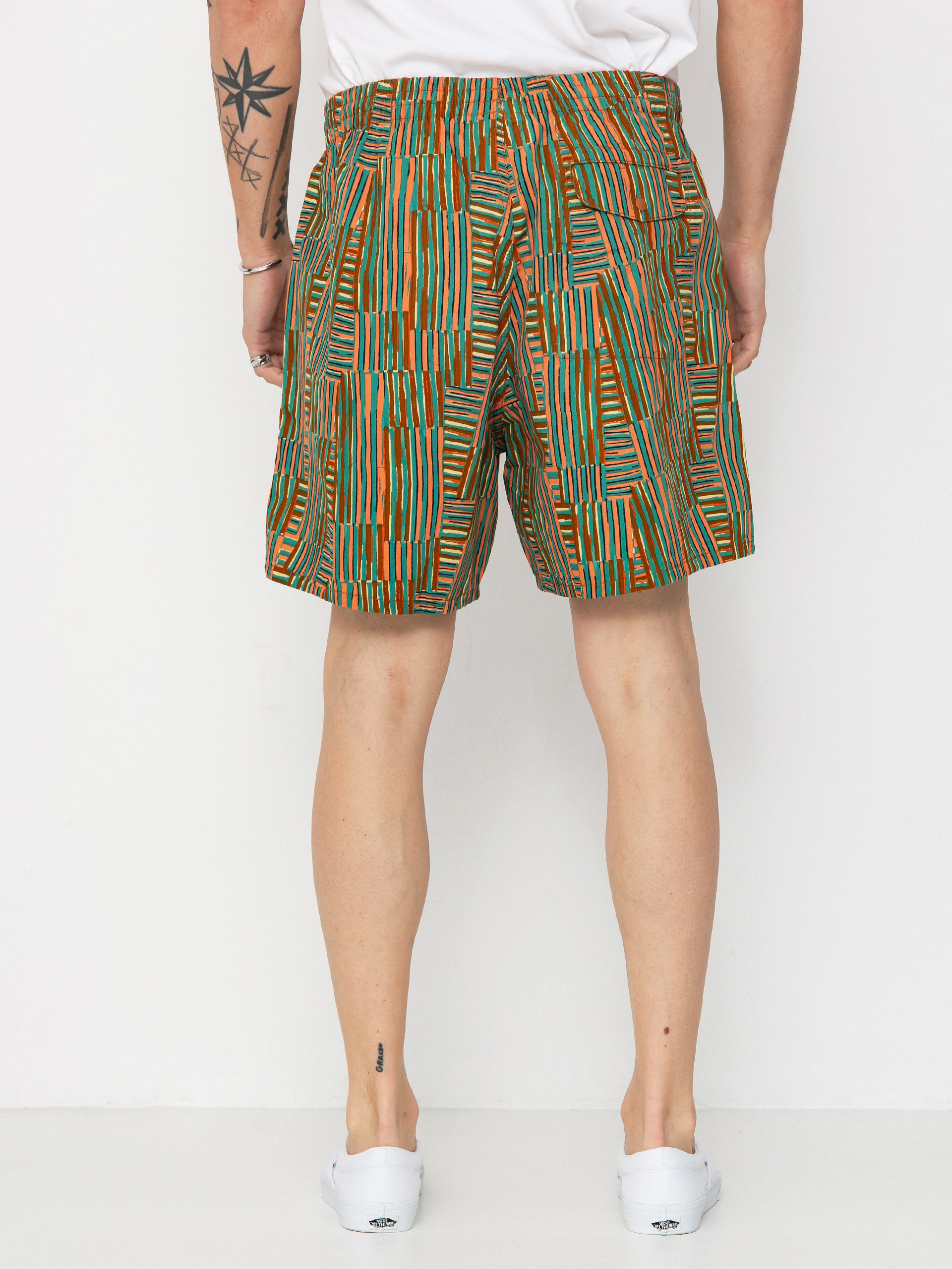 Rövidnadrág Patagonia Funhoggers (quilty fitz/heartleaf green)