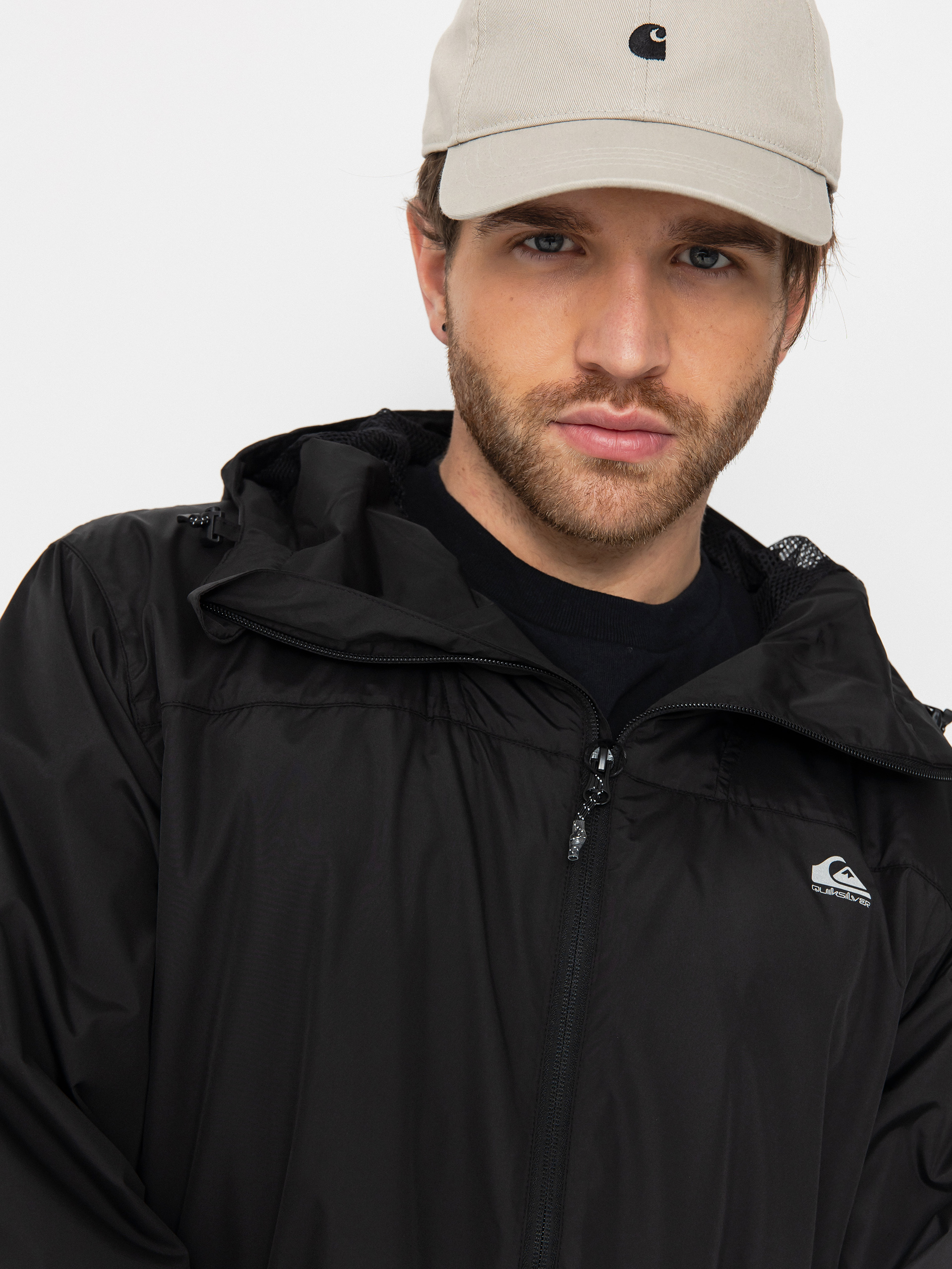 Quiksilver Overcast Windbreaker Dzseki (black)