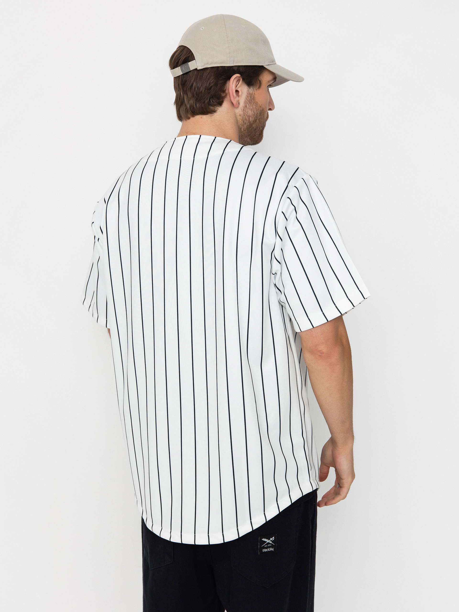 DC Slugger Jersey Póló (white pinstripe)