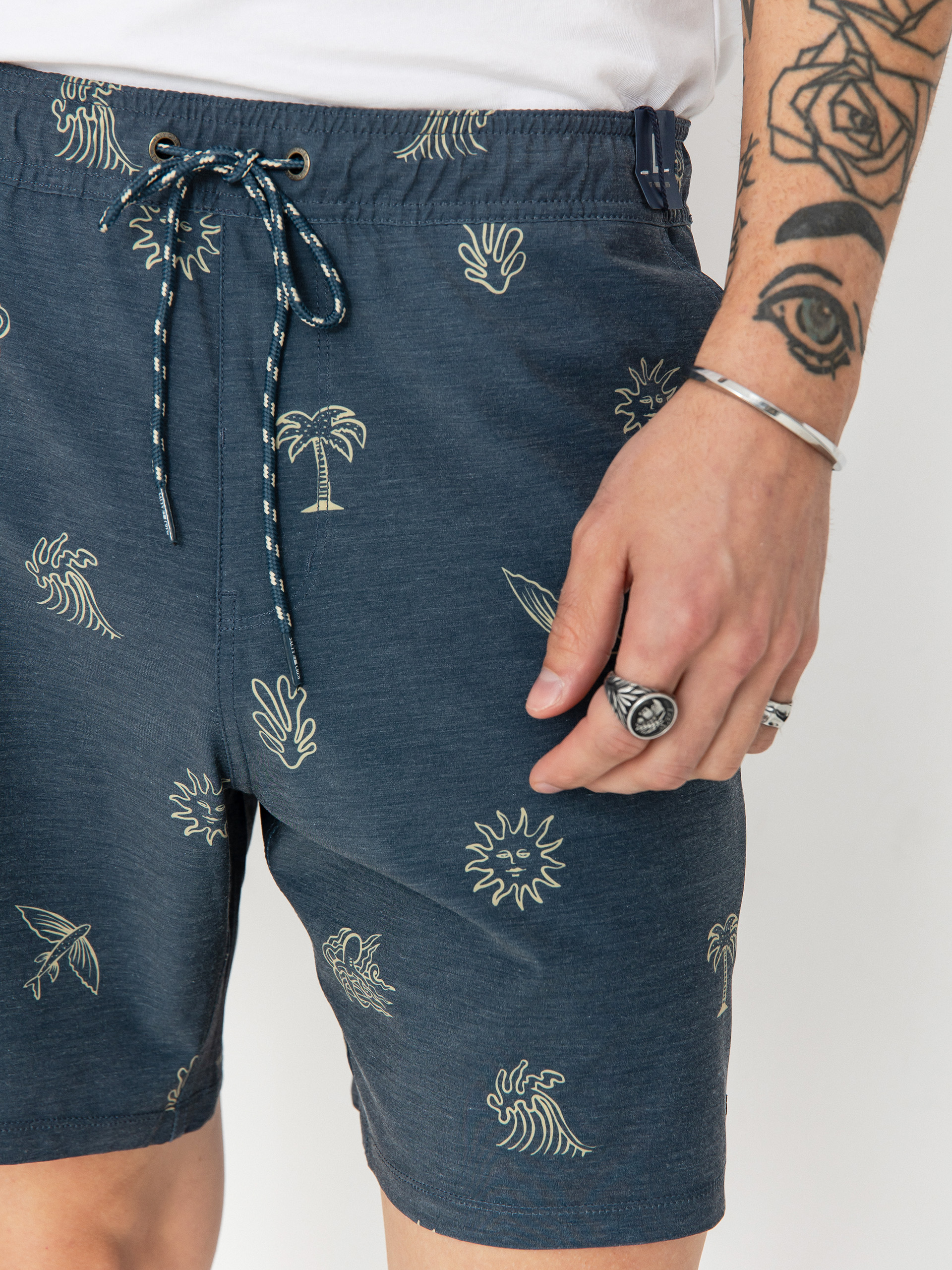 Salty Crew Good Vibes Volley Rövidnadrág (navy)